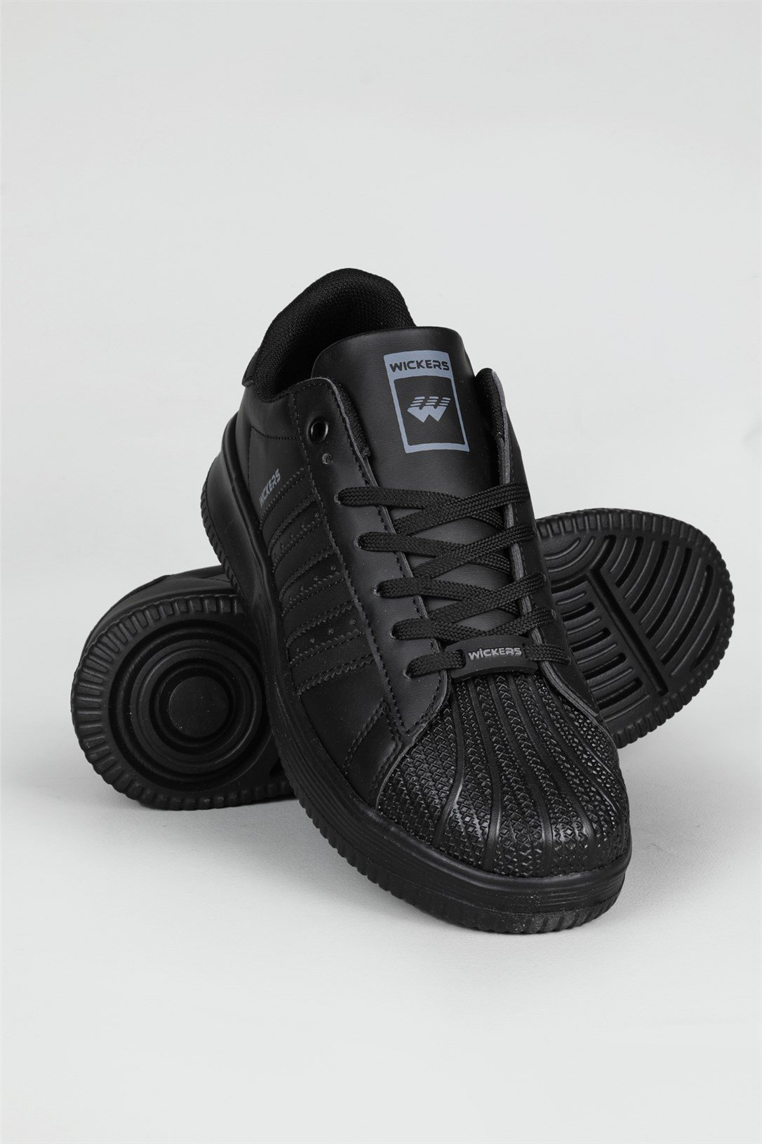 Sneakers Siyah Füme Erkek Spor Ayakkabı 2555 Erkek Günlük Spor Ayakkabı Wickers WİCKERS 2555 MER SPOR 22K