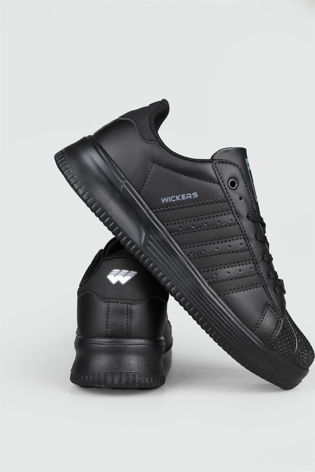 Sneakers Siyah Füme Erkek Spor Ayakkabı 2555 Erkek Günlük Spor Ayakkabı Wickers WİCKERS 2555 MER SPOR 22K