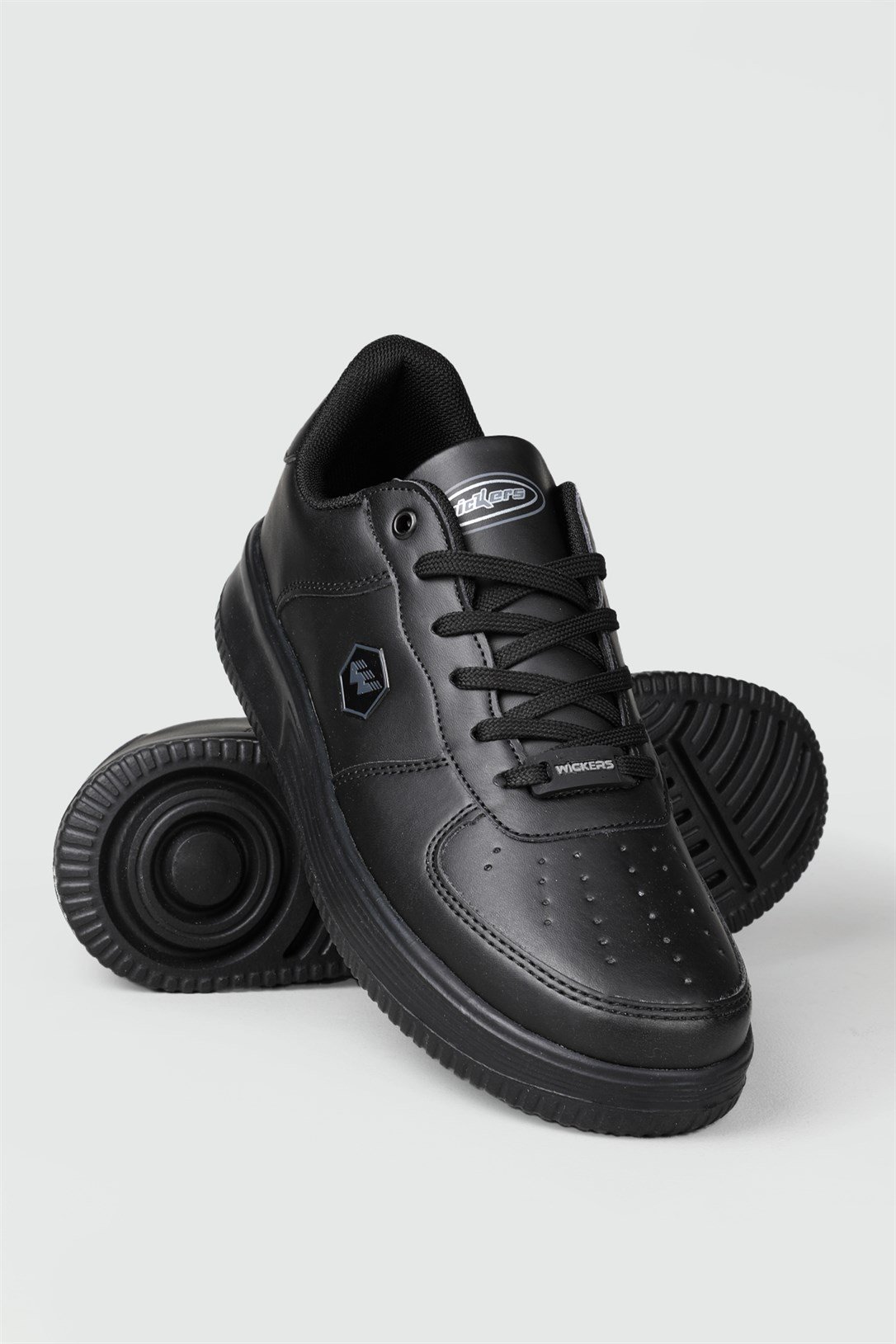 Sneakers Siyah Füme Erkek Spor Ayakkabı 2542 Erkek Günlük Spor Ayakkabı Wickers WİCKERS 2542 MER SPOR CİLT