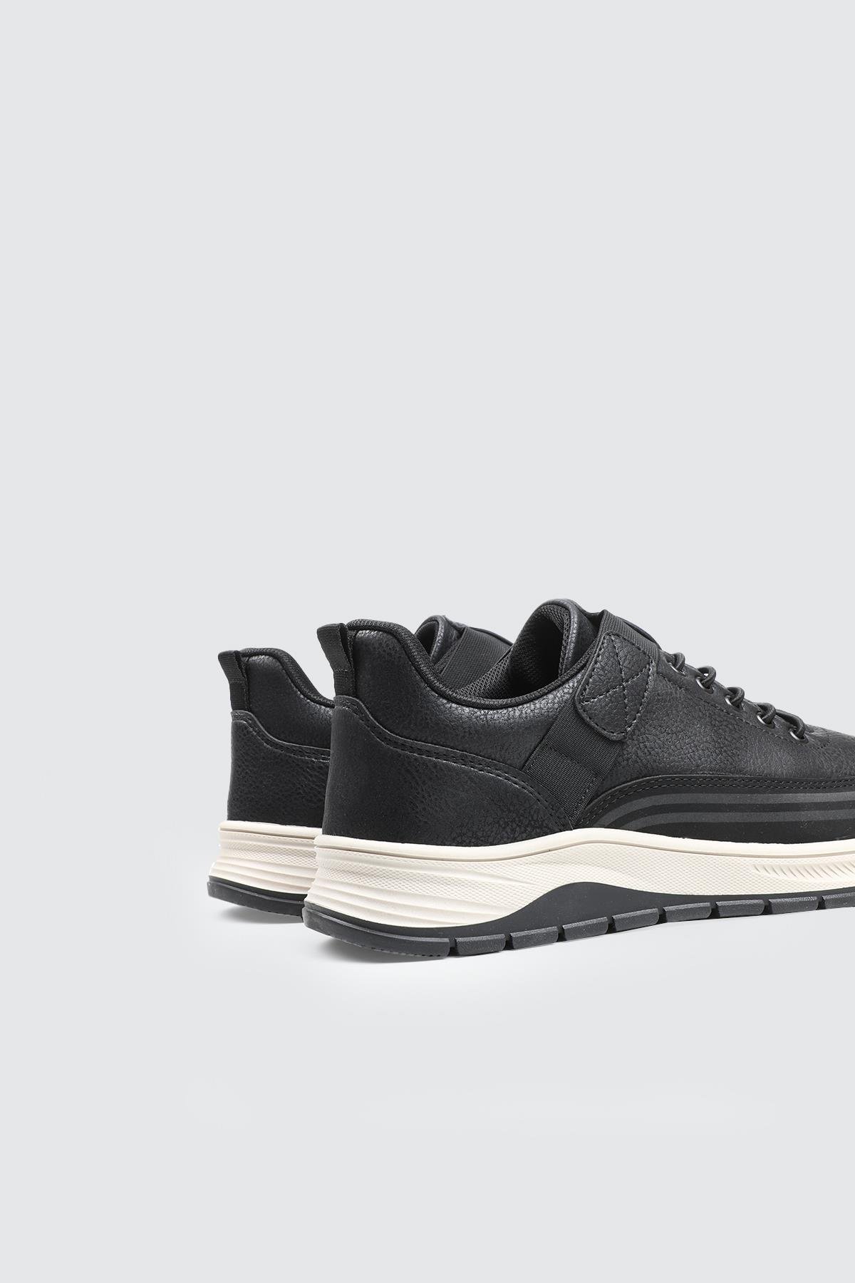 Spor Siyah Beyaz Spor Ayakkabı 2913 Kategorisiz Wickers WİCKERS 25K 2913 MER SPOR