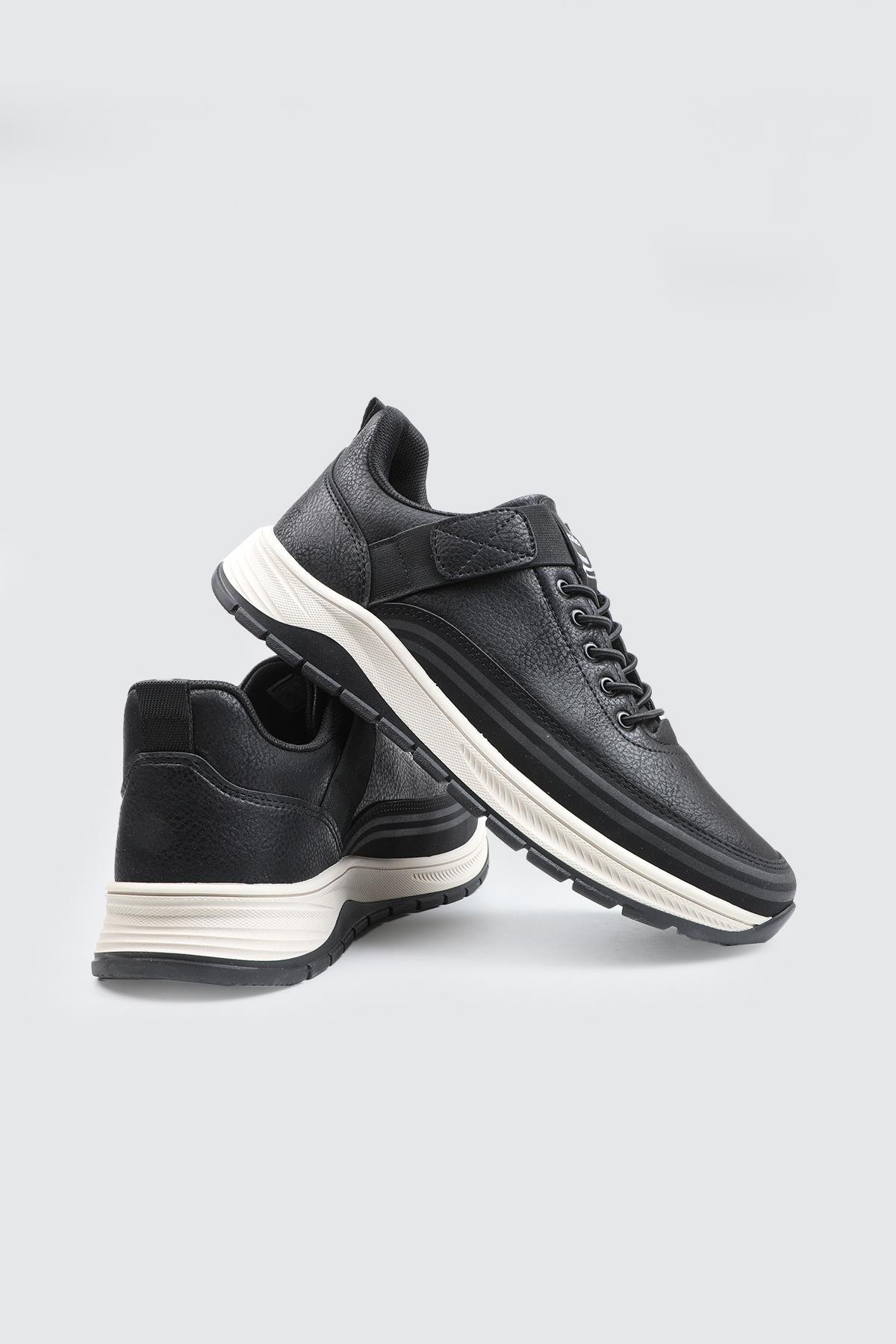 Spor Siyah Beyaz Spor Ayakkabı 2913 Kategorisiz Wickers WİCKERS 25K 2913 MER SPOR