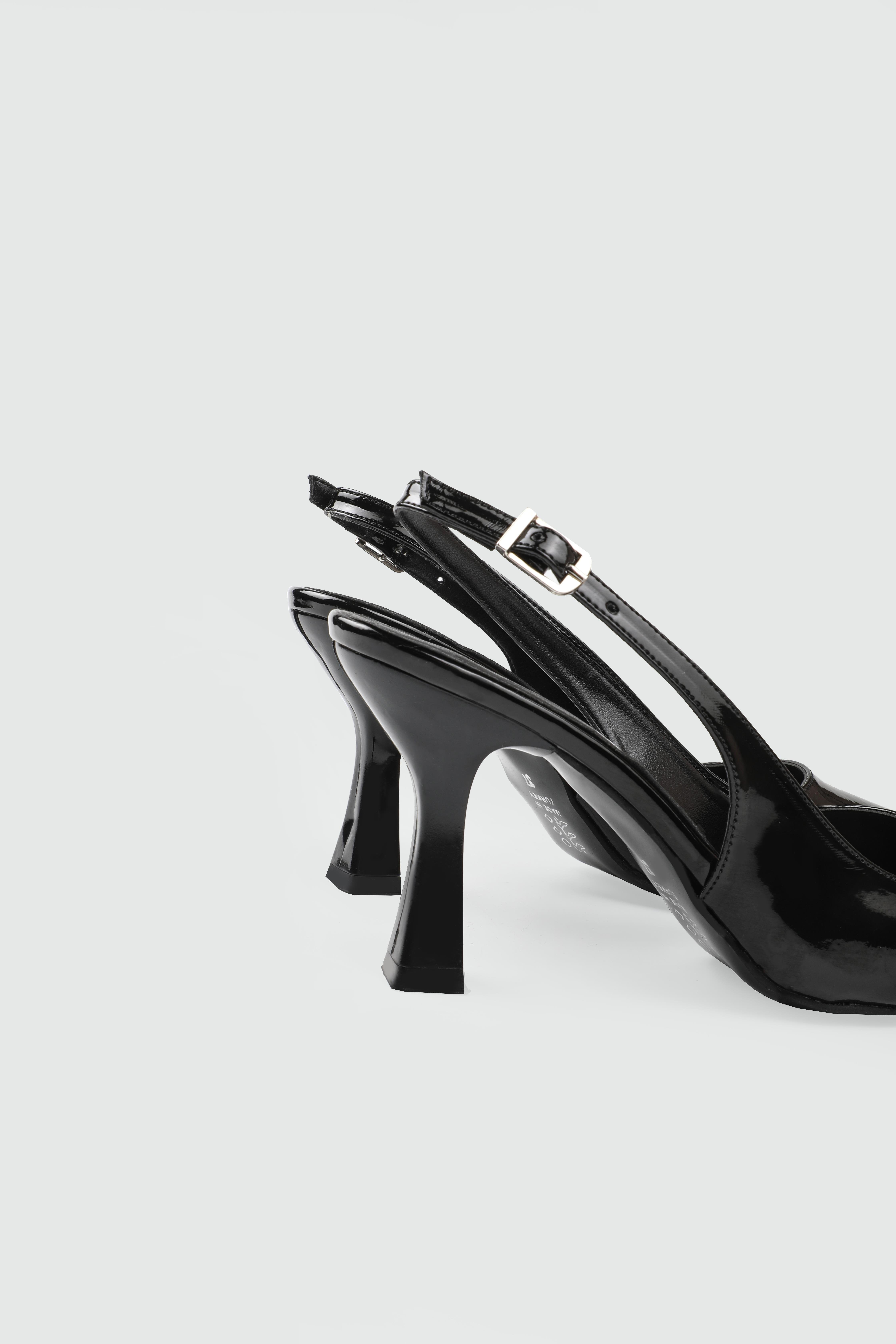 Stiletto Yüksek Topuklu Siyah Rugan Kadın Ayakkabı MS-YAS33 Kadın Yüksek Topuklu Carla Bella My Bella MS-YAS33 Kadın 25Y