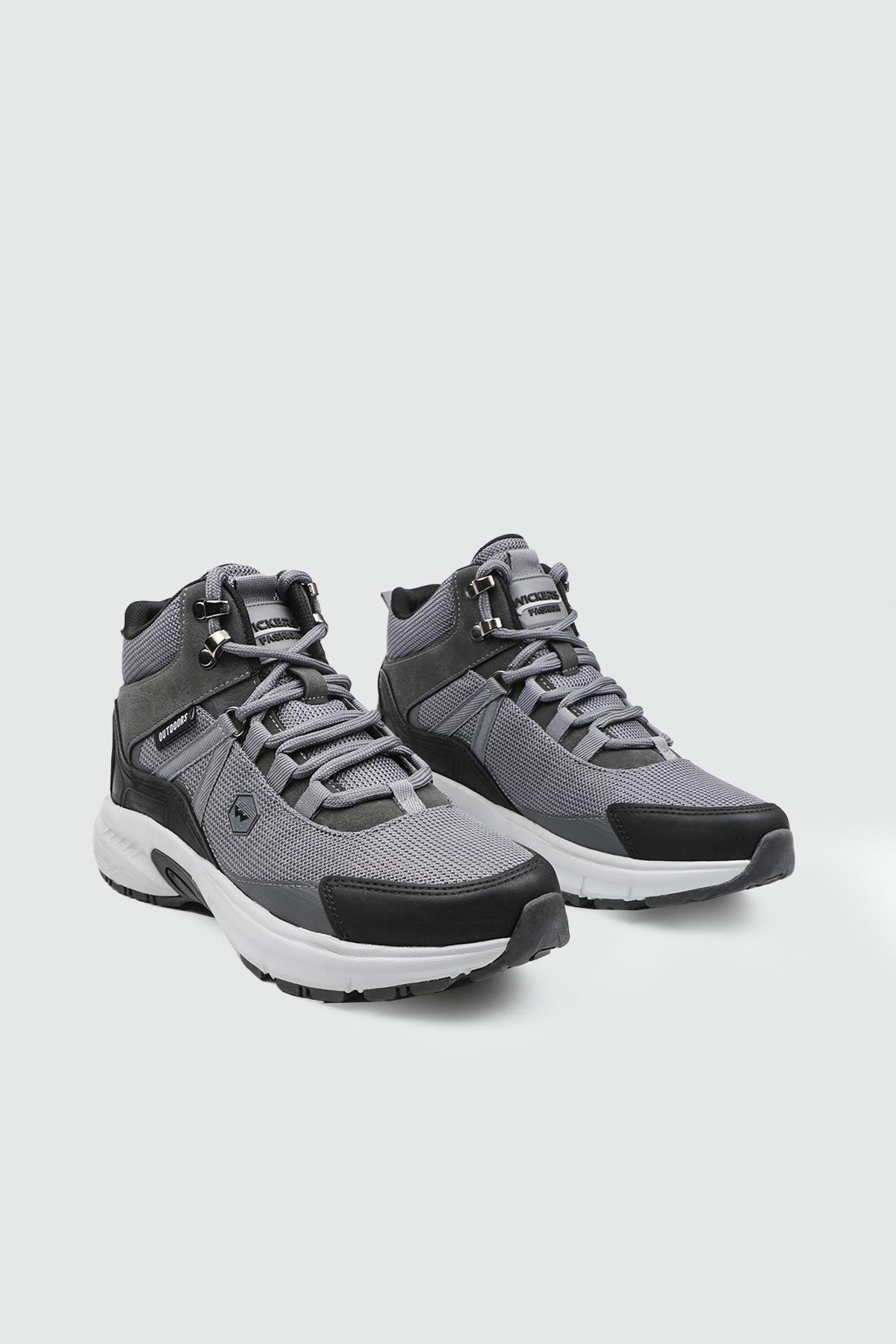 Su İtici Outdoor Füme Siyah Erkek Bot WİCKERS 2887 Erkek Günlük Confort Bot Wickers WİCKERS 25K 2887 mer BOT