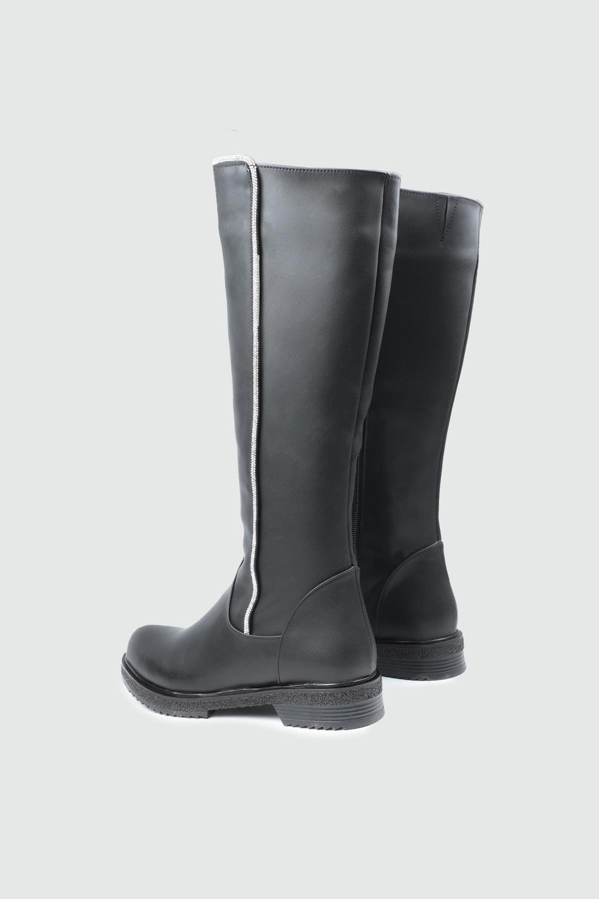 Taşlı Kadın Çizme Siyah Kadın Çizme MY BELLA FHM-1965 Kadın Çizme MyBella MY BELLA FHM-1965 KADIN 25K