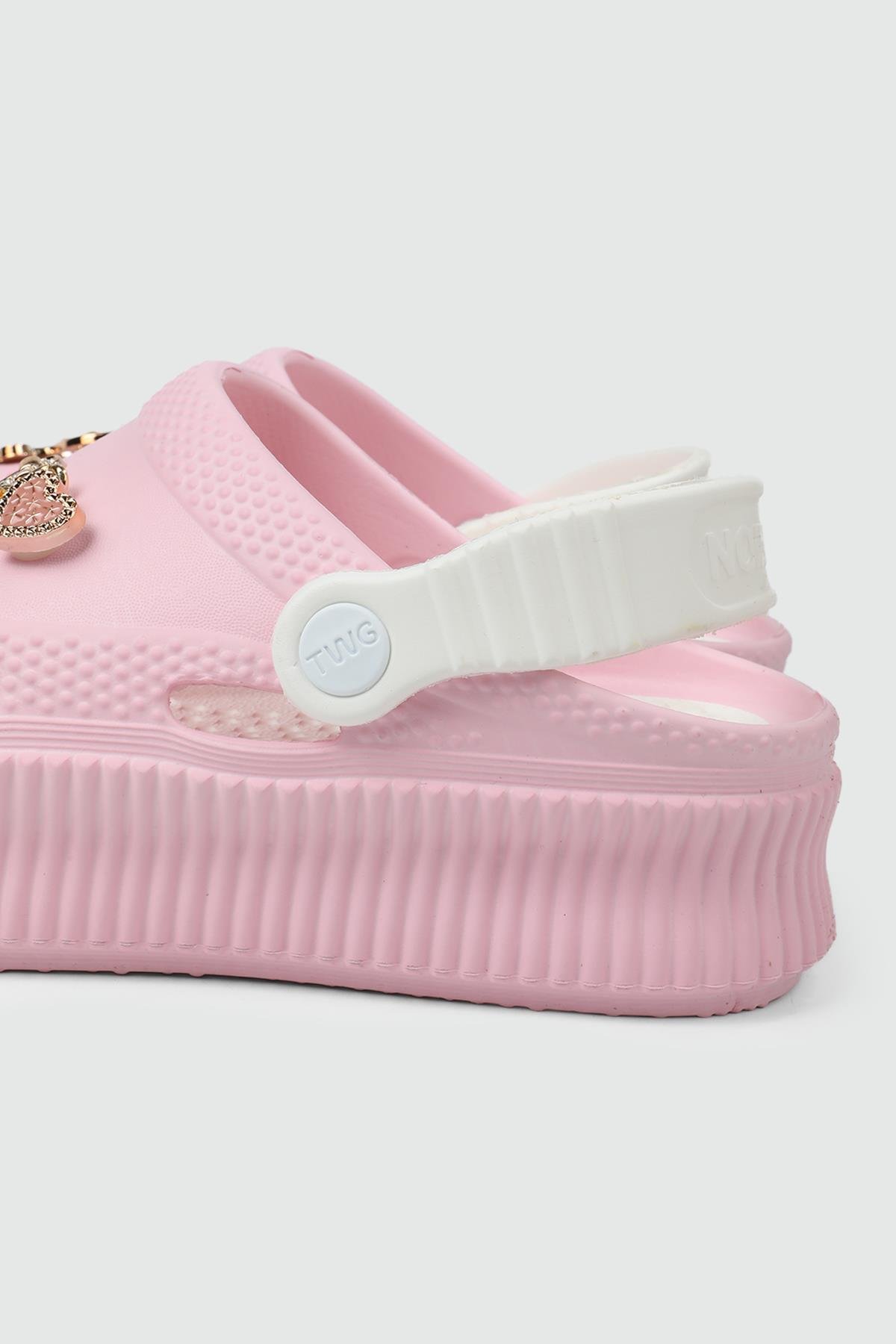 Taşlı Pembe Kadın Terlik TW312 Kadın Günlük Terlik Twingo TWİNGO 312 Taşlı 24Y