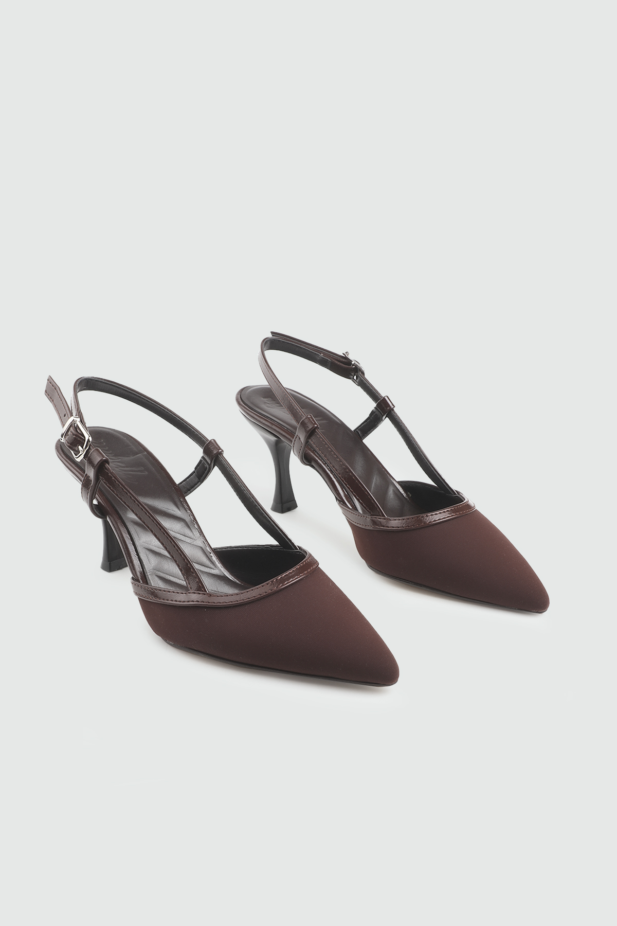 Tek Bant Taşlı Blekten Tokalı Kahve Zara Çocuk Ayakkabı E-300 Çocuk Günlük Ayakkabı ELMONTA My Bella ELT-230 26Y