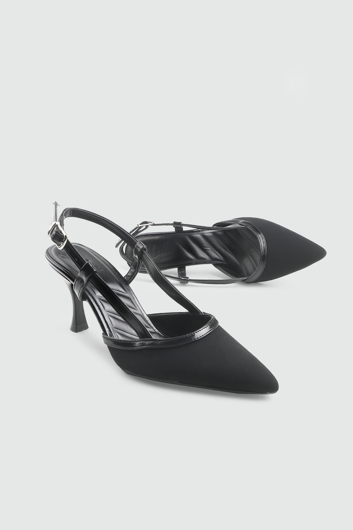 Tek Bant Taşlı Blekten Tokalı Siyah Zara Çocuk Ayakkabı E-300 Çocuk Günlük Ayakkabı ELMONTA My Bella ELT-230 26Y