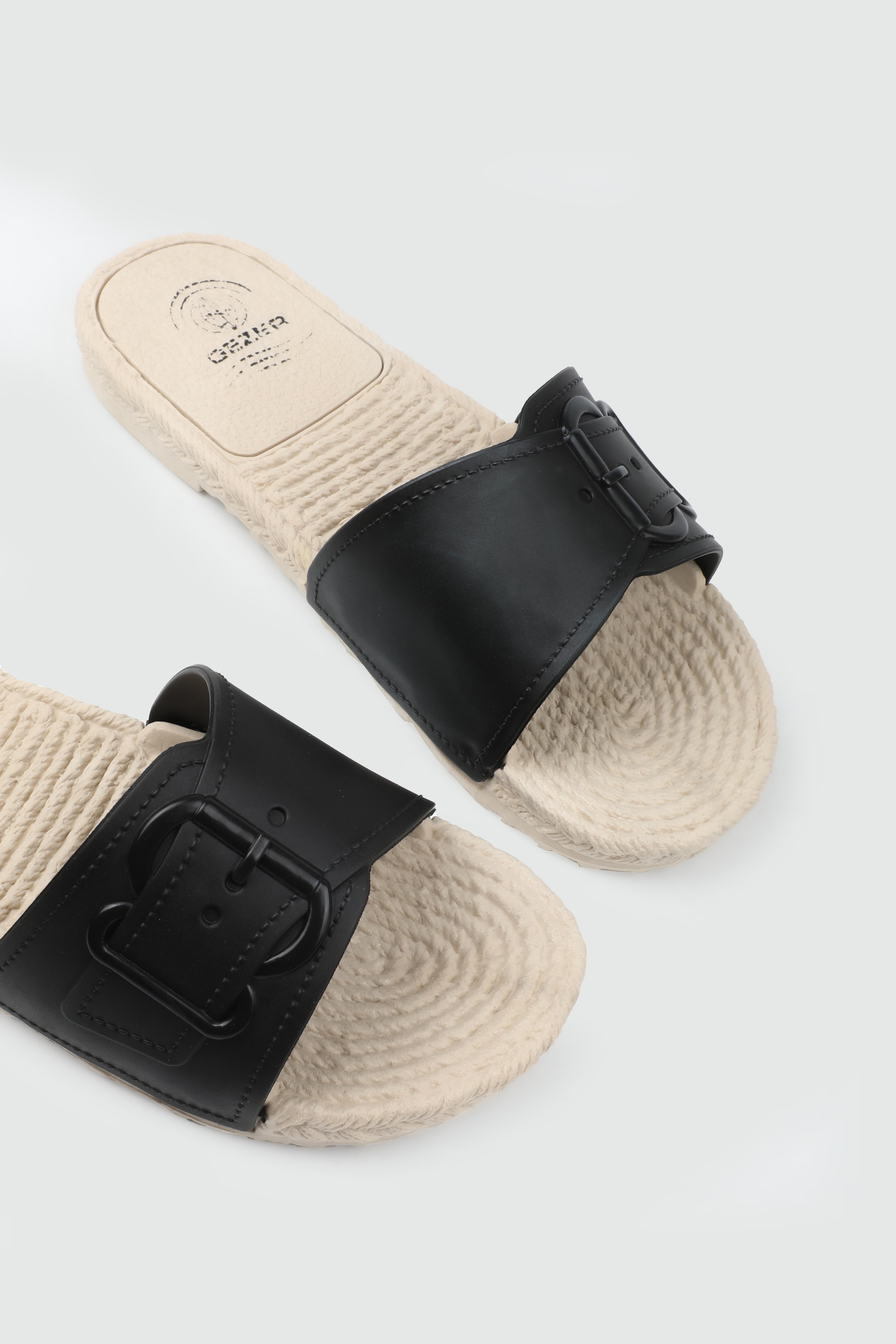 TOKALI Siyah Kadın Terlik GEZER 15768 Kadın Günlük Terlik Gezer GEZER 15768 ZEN TERLİK