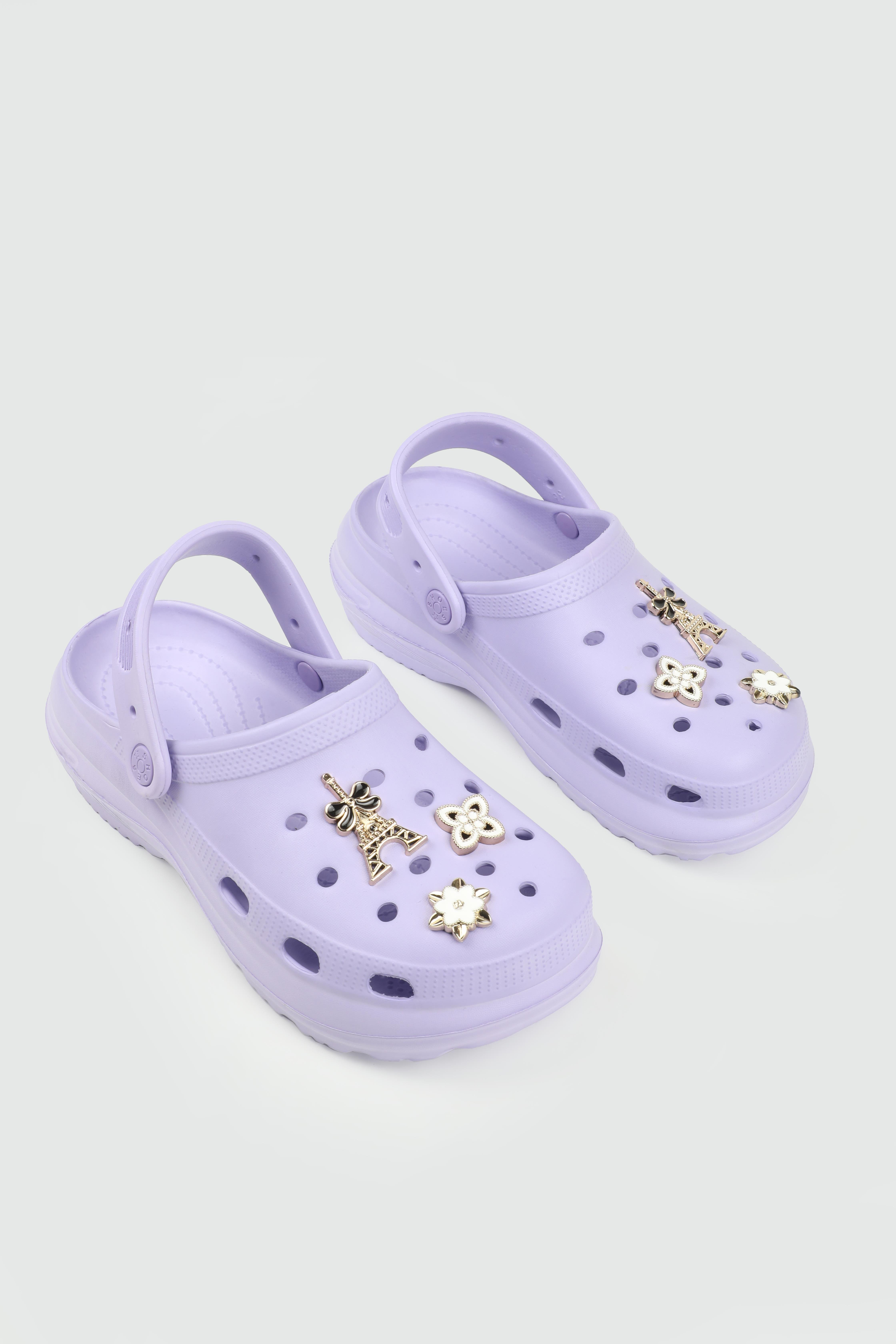 Tokalı Yüksek Taban Lila Günlük Rahat TWİNGO 210 Kadın Crocs Terlik Twingo TWİNGO 25Y 210 GAR TAŞLI