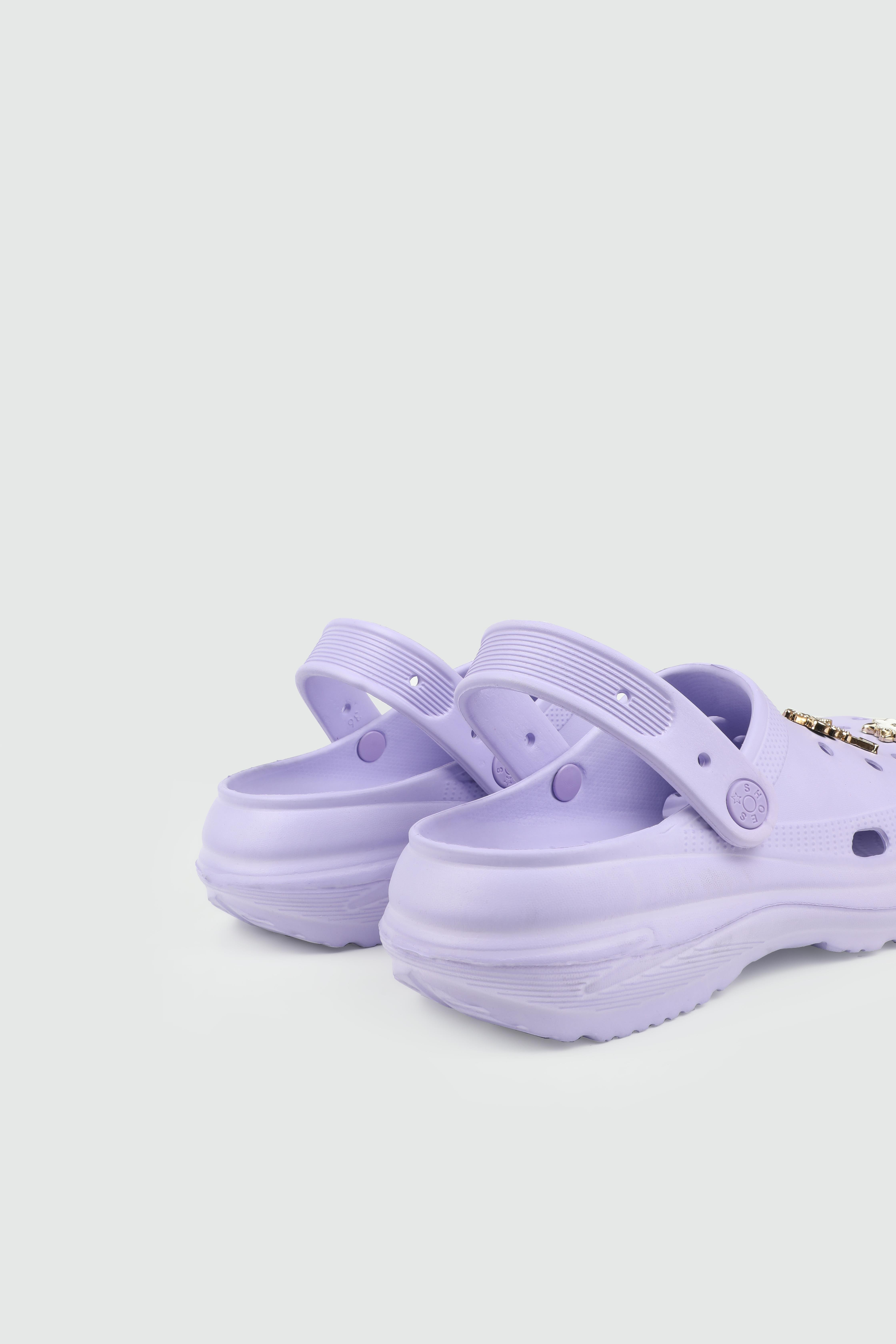 Tokalı Yüksek Taban Lila Günlük Rahat TWİNGO 210 Kadın Crocs Terlik Twingo TWİNGO 25Y 210 GAR TAŞLI