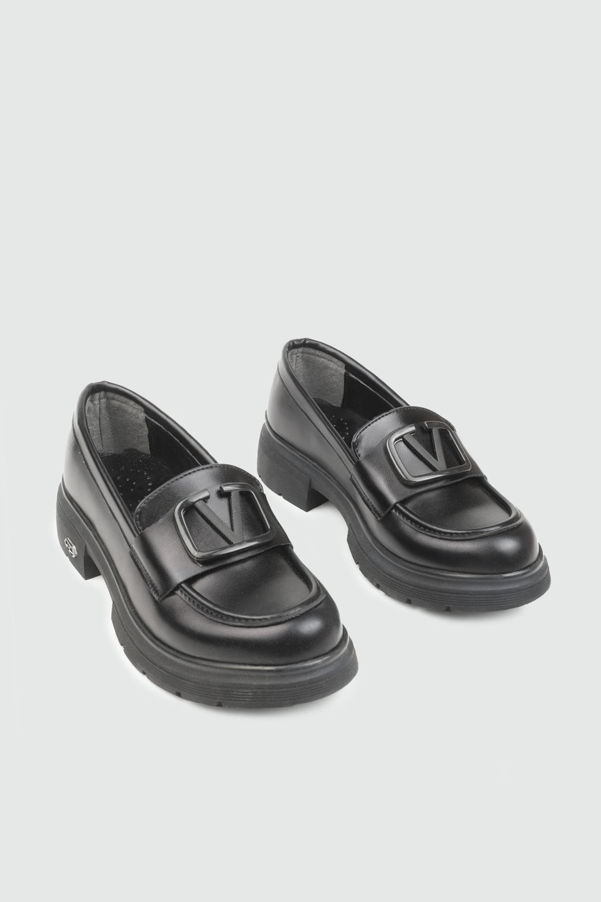 Topuklu Rahat Siyah Kadın Ayakkabı MS-FAB111 Kadın Yüksek Topuklu Carla Bella My Bella MS-FAB111 Kadın 25K