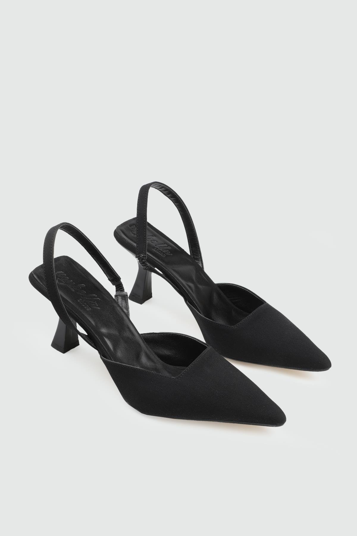 Topuklu Sivri Rahat Siyah Zara Kadın Ayakkabı OŞM-8312 Kadın Yüksek Topuklu Carla Bella My Bella OŞM-8312 Kadın 25Y