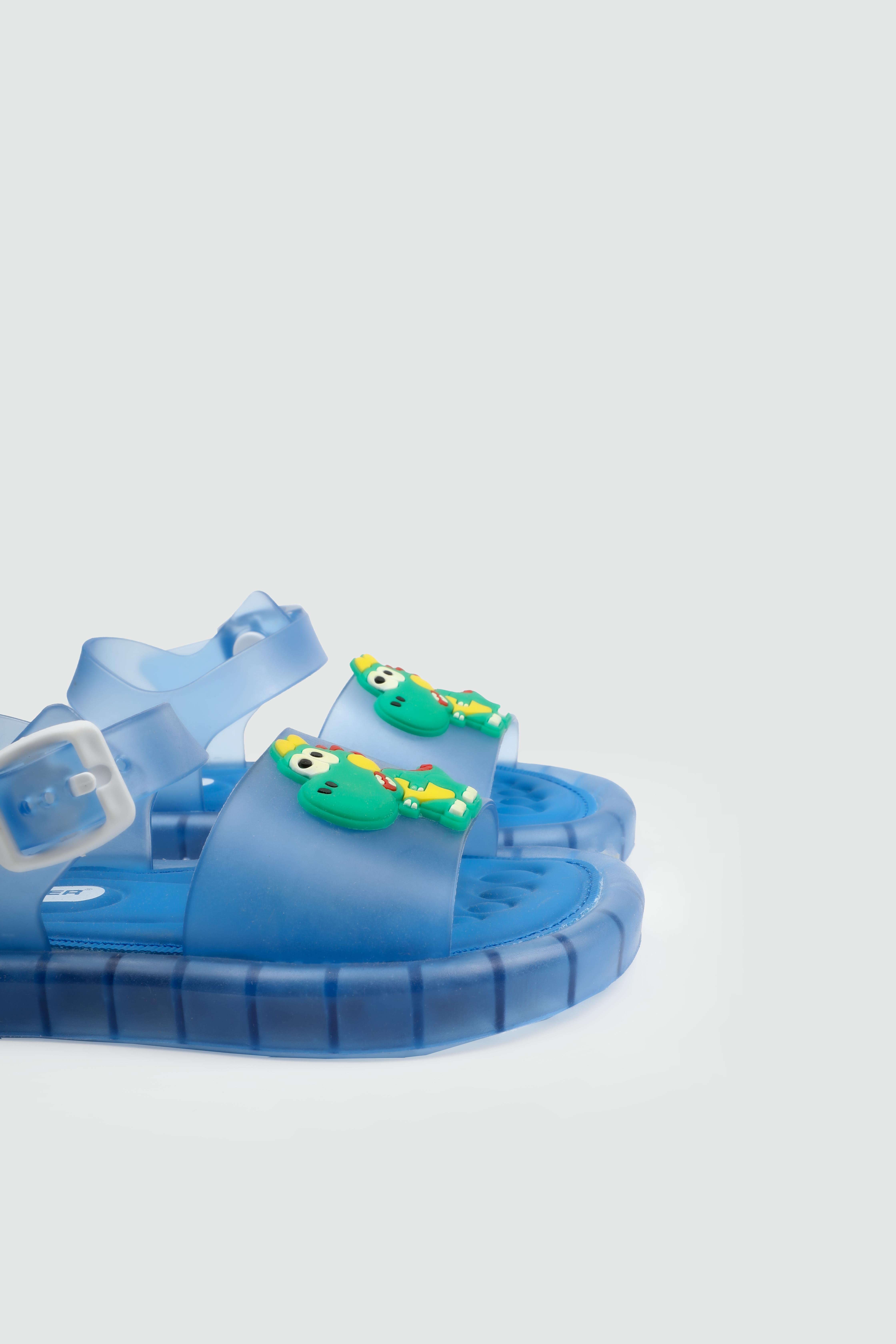 Yandan Tokalı Mavi Parlement Bebe Sandalet GEZER 0211 Çocuk Sandalet Gezer GEZER 0211 KAYROKA PATİK