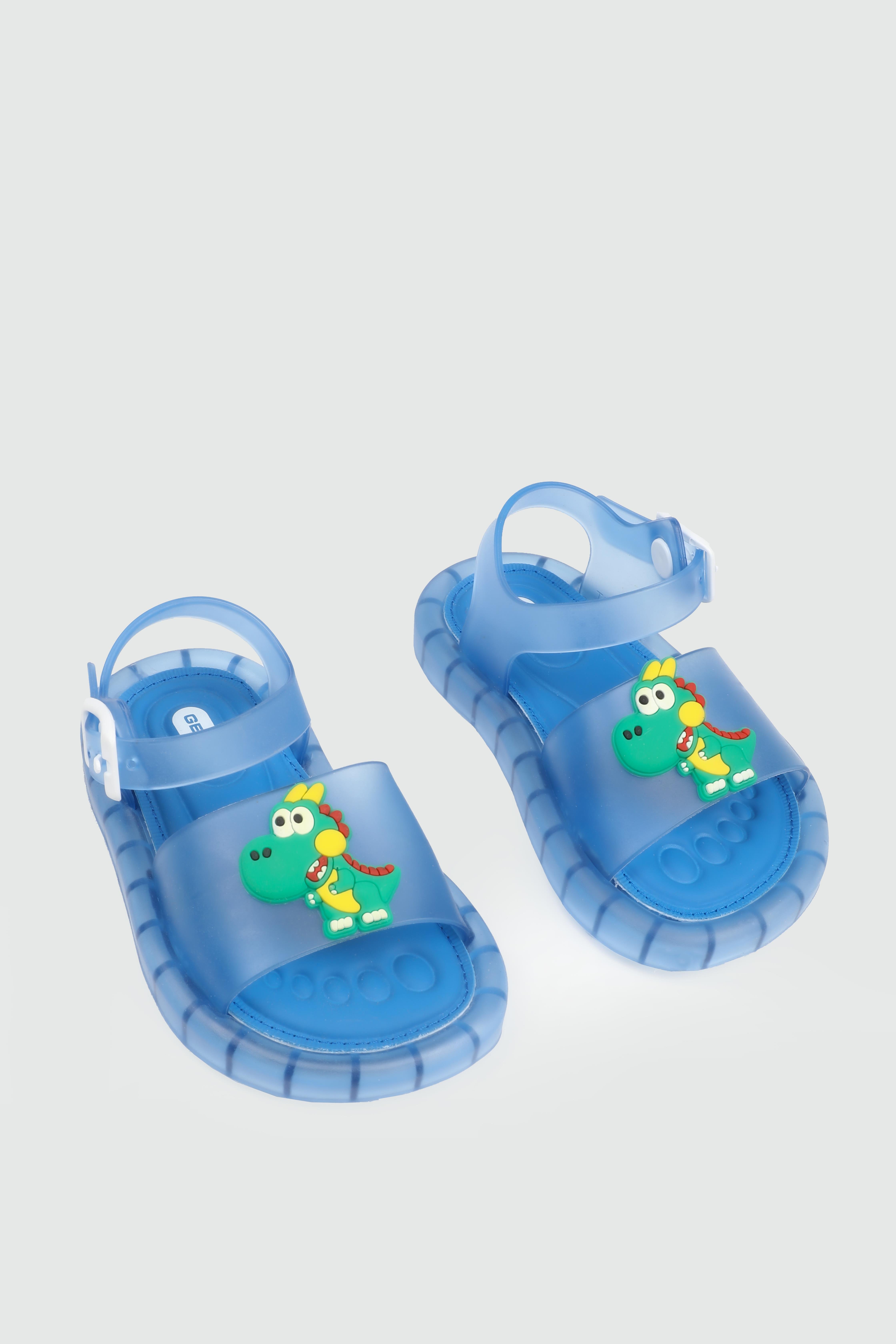 Yandan Tokalı Mavi Parlement Bebe Sandalet GEZER 0211 Çocuk Sandalet Gezer GEZER 0211 KAYROKA PATİK