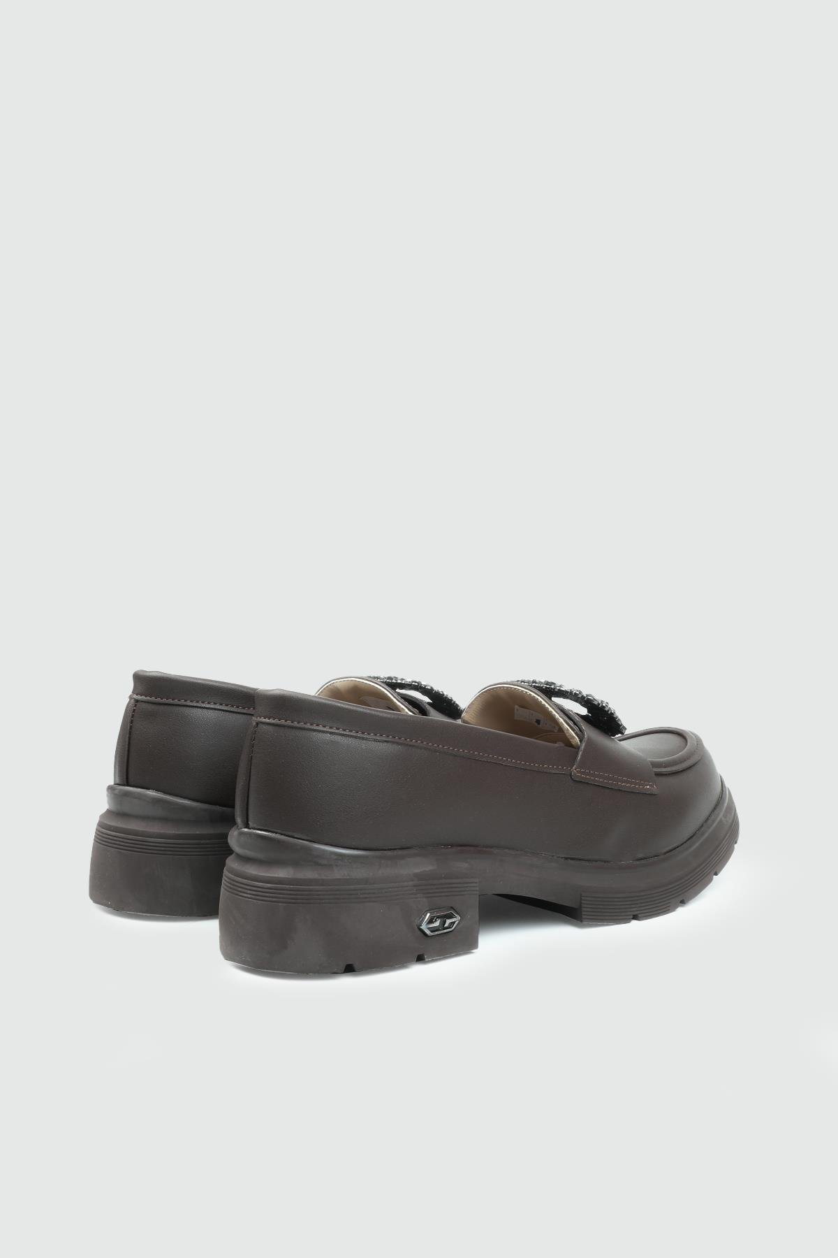 Yüksek Topuklu Arkası Açık Kahve Kadın Ayakkabı MS-YAS38 Kadın Yüksek Topuklu Carla Bella My Bella MS-FAB113/1 Kadın 25K