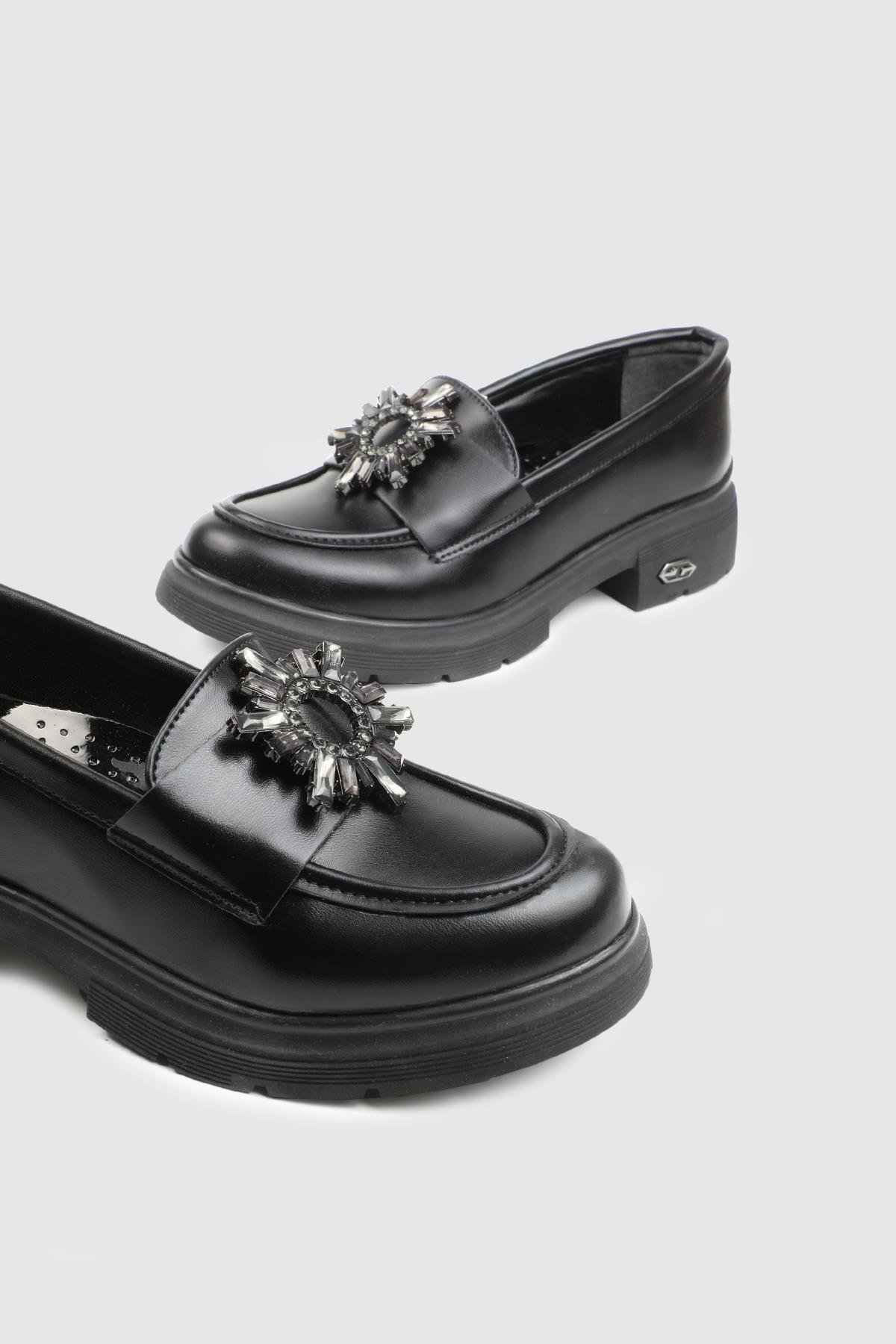 Yüksek Topuklu Arkası Açık Siyah Kadın Ayakkabı MS-FAB113 Kadın Yüksek Topuklu Carla Bella My Bella MS-FAB113 Kadın 25K