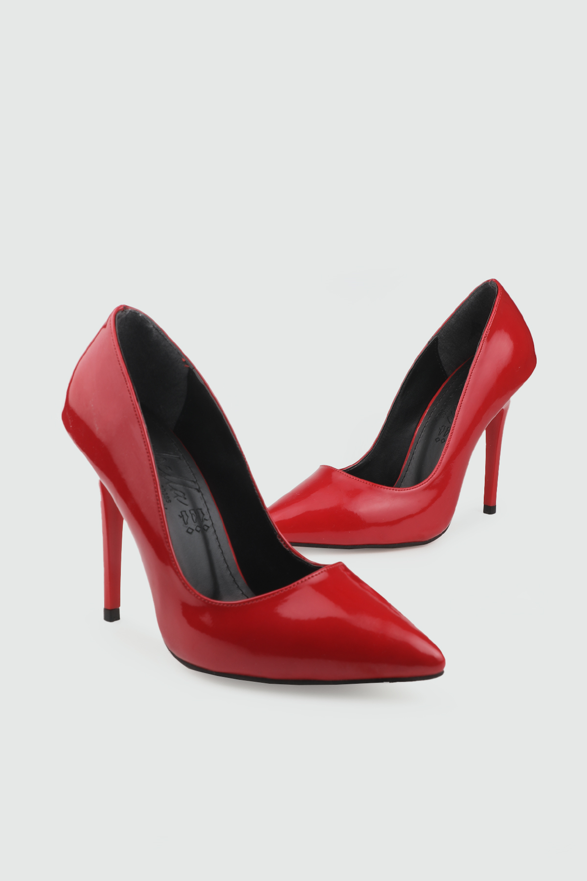 Yüksek Topuklu Kadın Ayakkabı Kırmızı Rugan Kadın Ayakkabı My Bella Alvina Kadın Stiletto MY BELLA My Bella Alvina Kadın 26Y