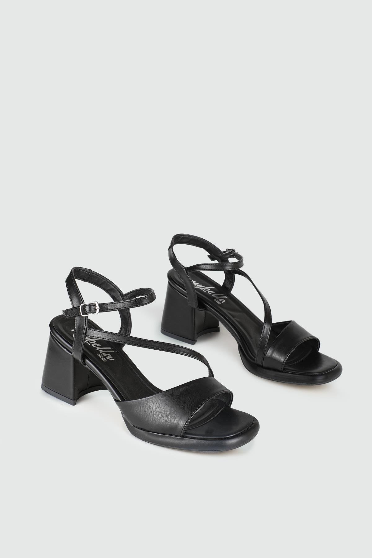 Yüksek Topuklu Siyah Kadın Ayakkabı ERB-402 Kadın Yüksek Topuklu MyBella My Bella ERB-402 Kadın 25Y