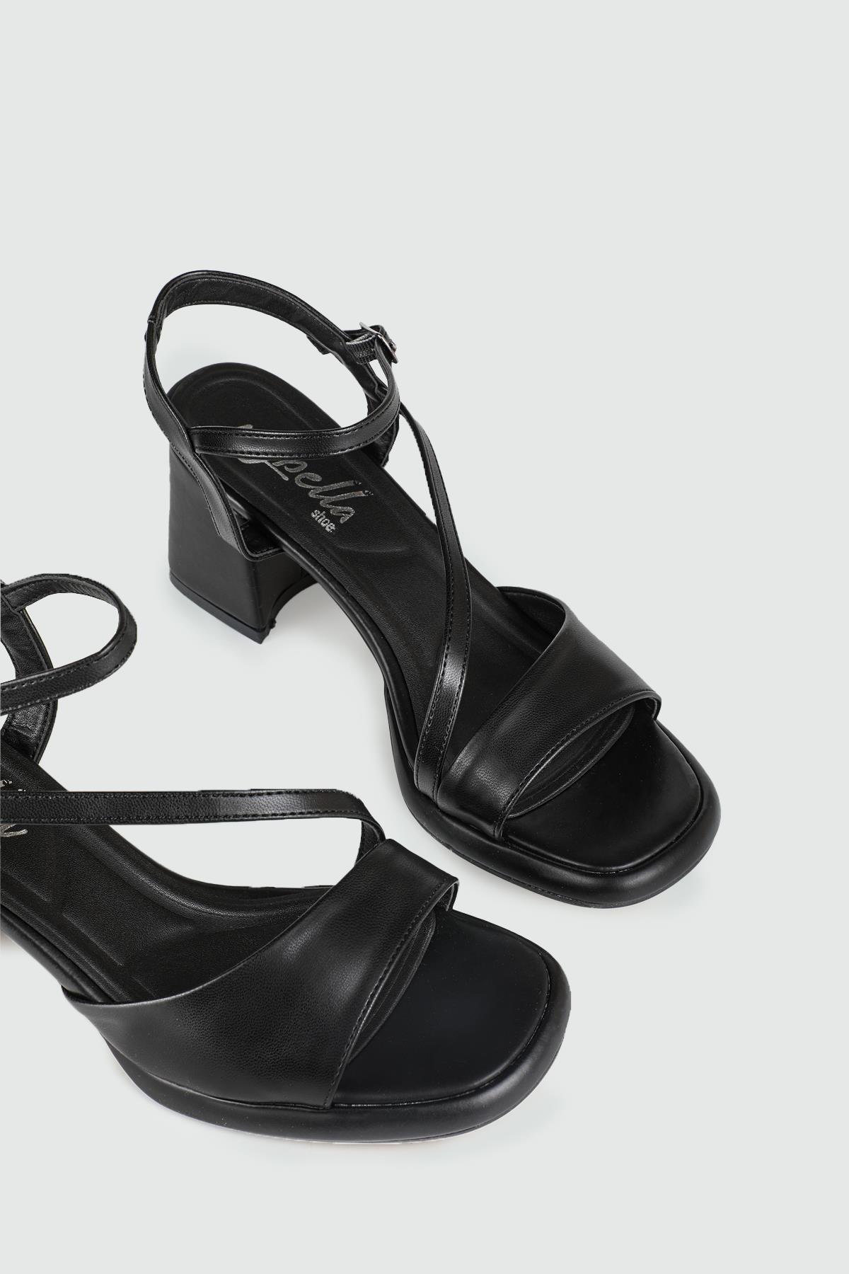 Yüksek Topuklu Siyah Kadın Ayakkabı ERB-402 Kadın Yüksek Topuklu MyBella My Bella ERB-402 Kadın 25Y