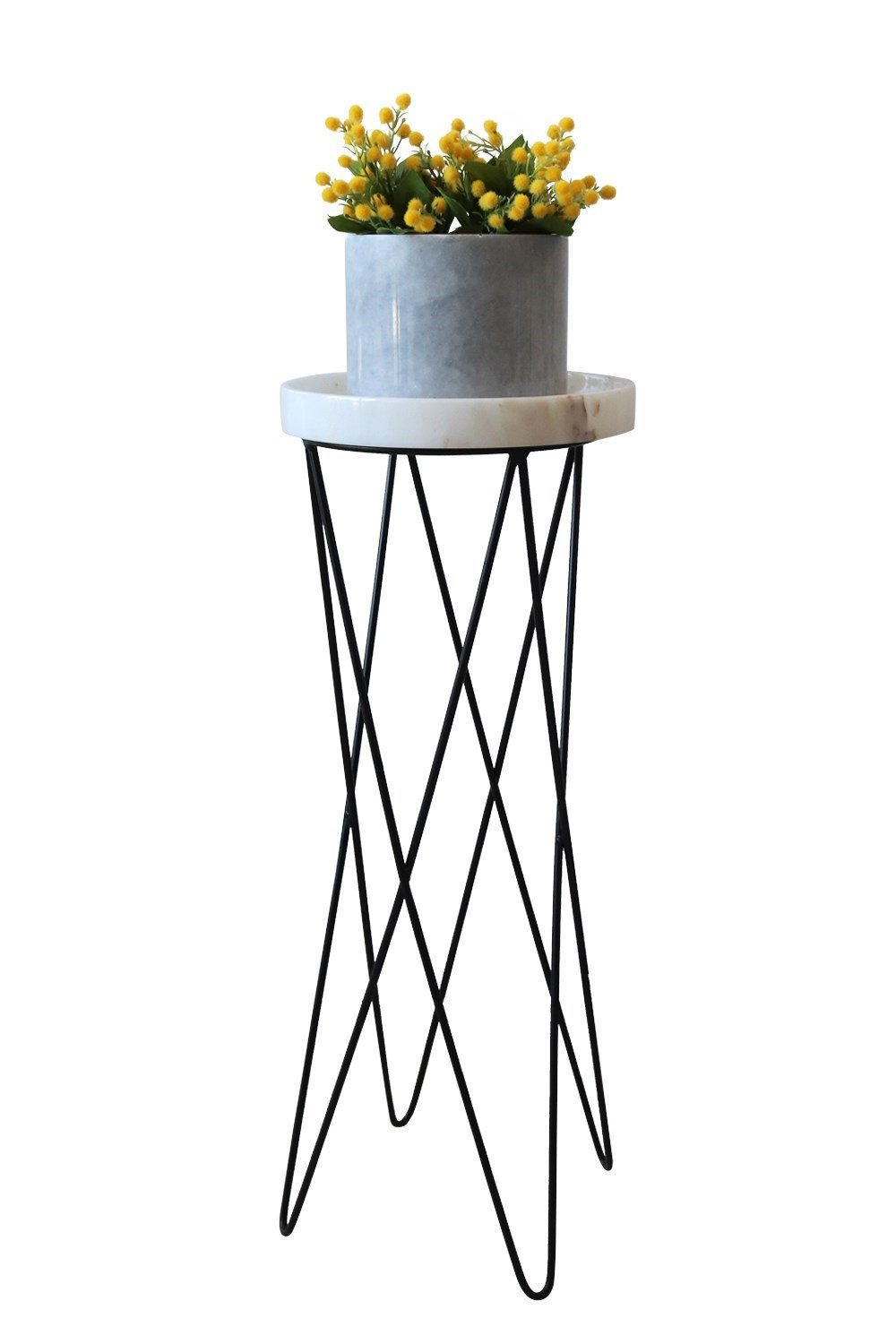 Geometrik metal saksılık