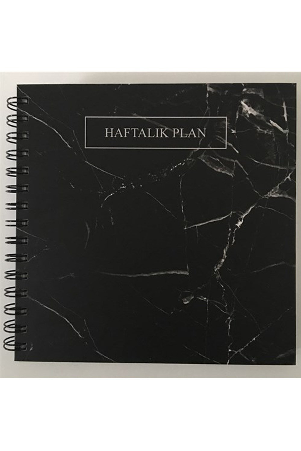 Haftalık Plan siyah Mermer