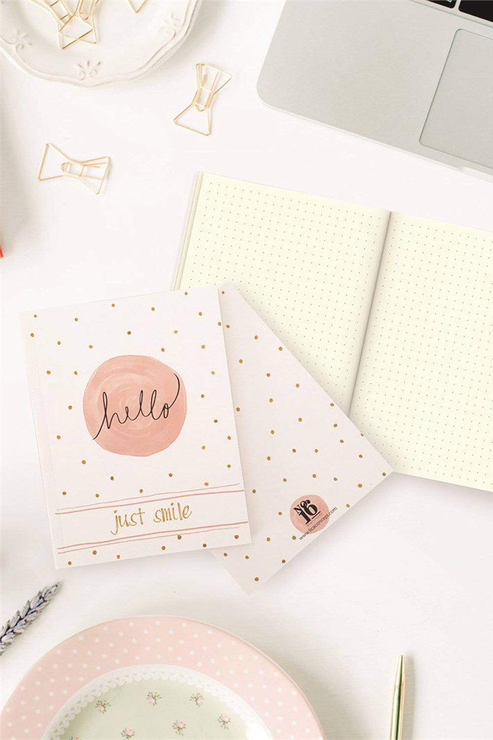 Hello Just Smile Ciltli Defter
