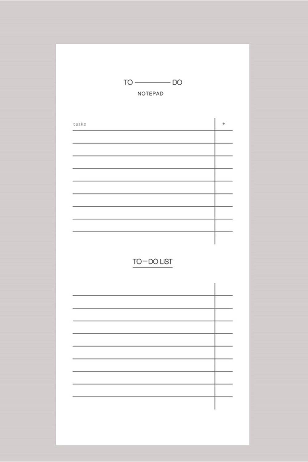 To Do Notepad