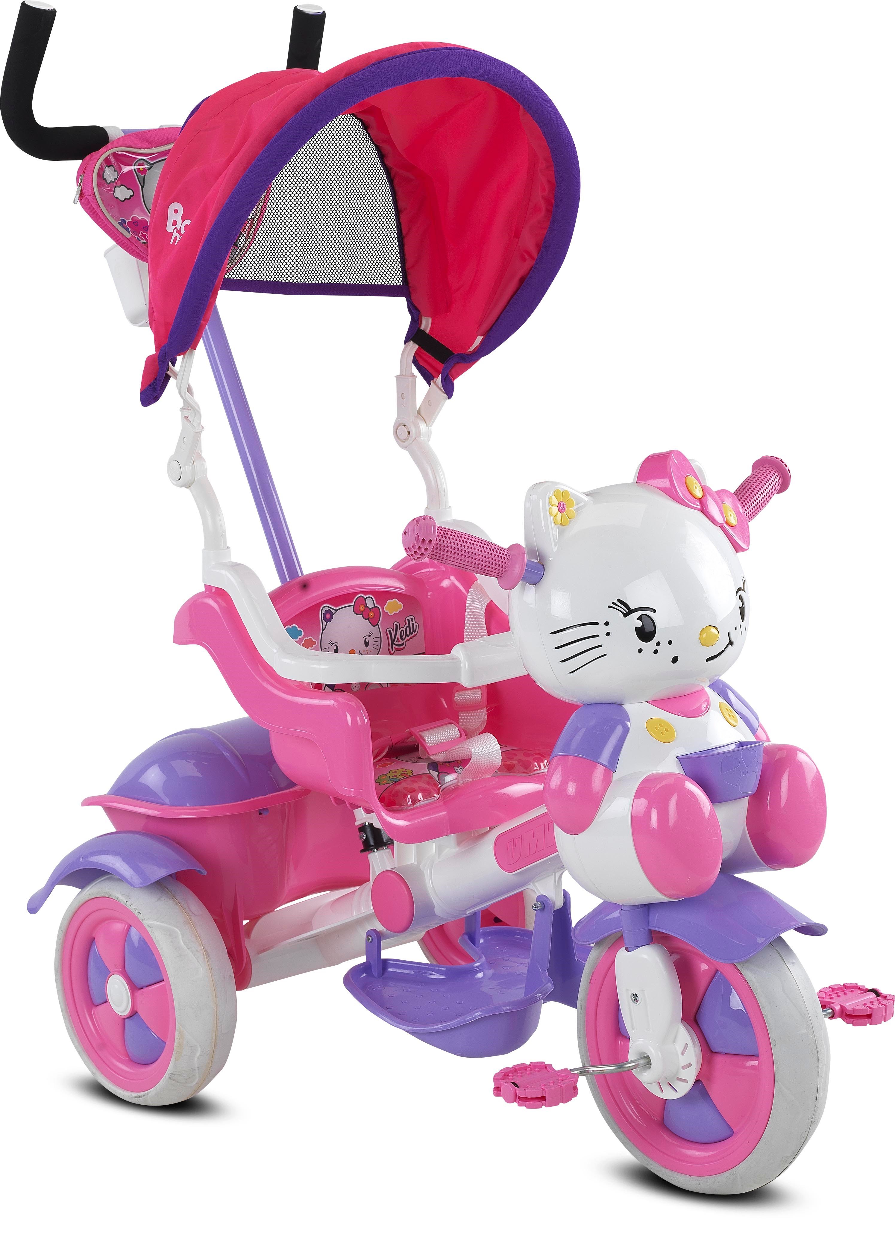 Babyhope Kety 3 Teker Kontrollü Bisiklet Pembe Babyhope BSK003
