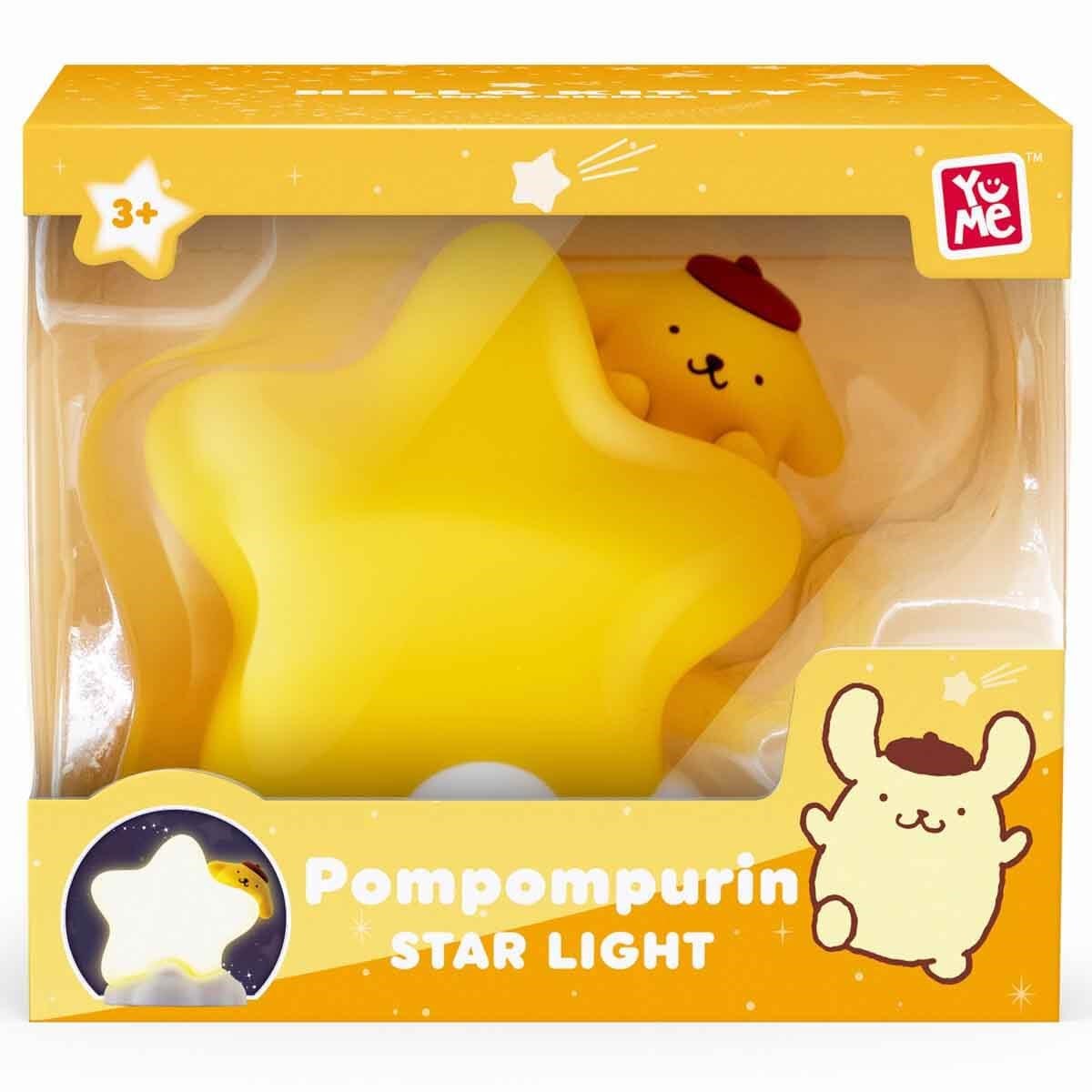 Yume Toys Işıklı Hello Kitty And Friends Yıldız Şekilli Lamba Pompompurin 0178-11713 Yume Toys YUME 11713