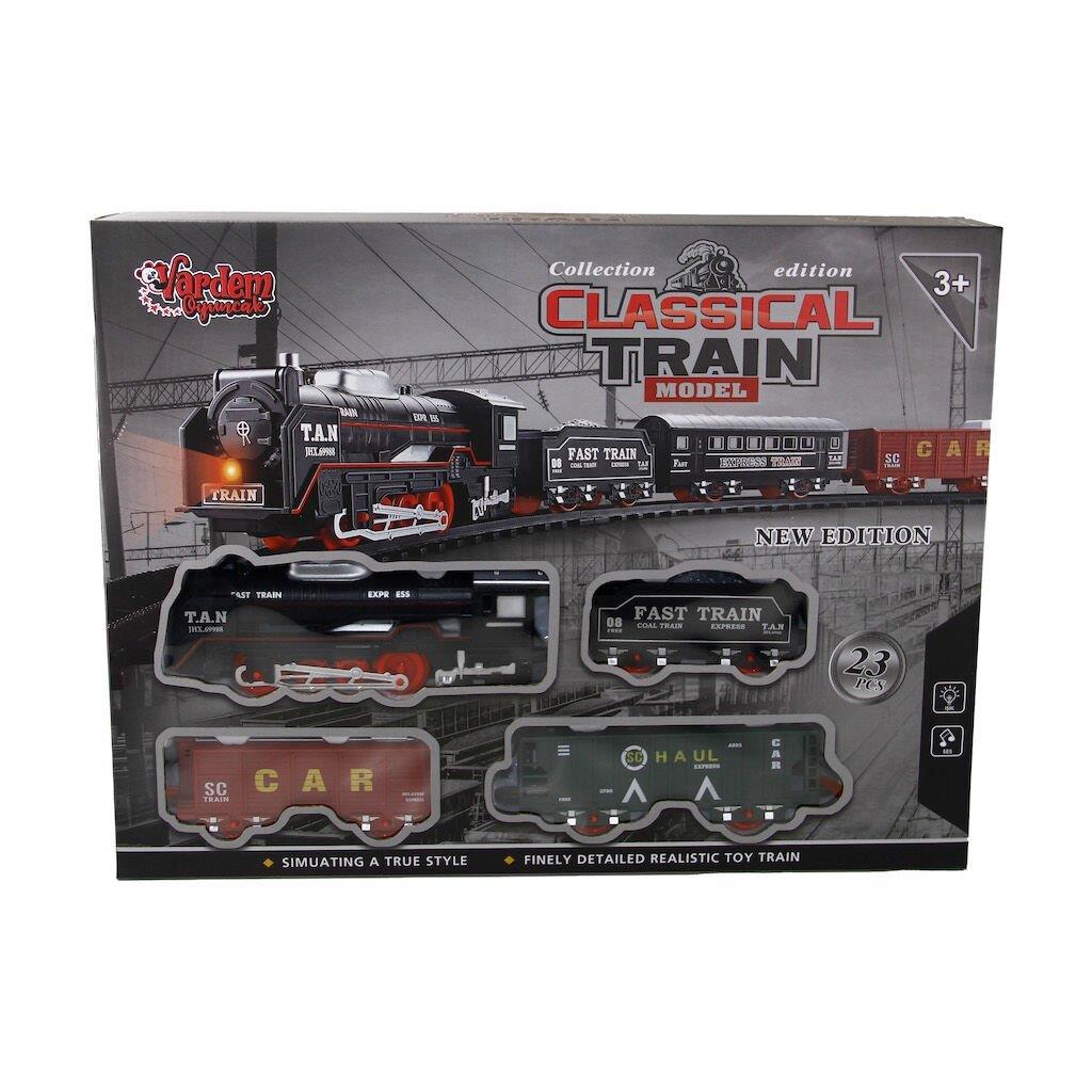 Vardem Kutulu 26 Parça Işıklı ve Sesli Classic Model Tren Set Vardem VAR JHX6687