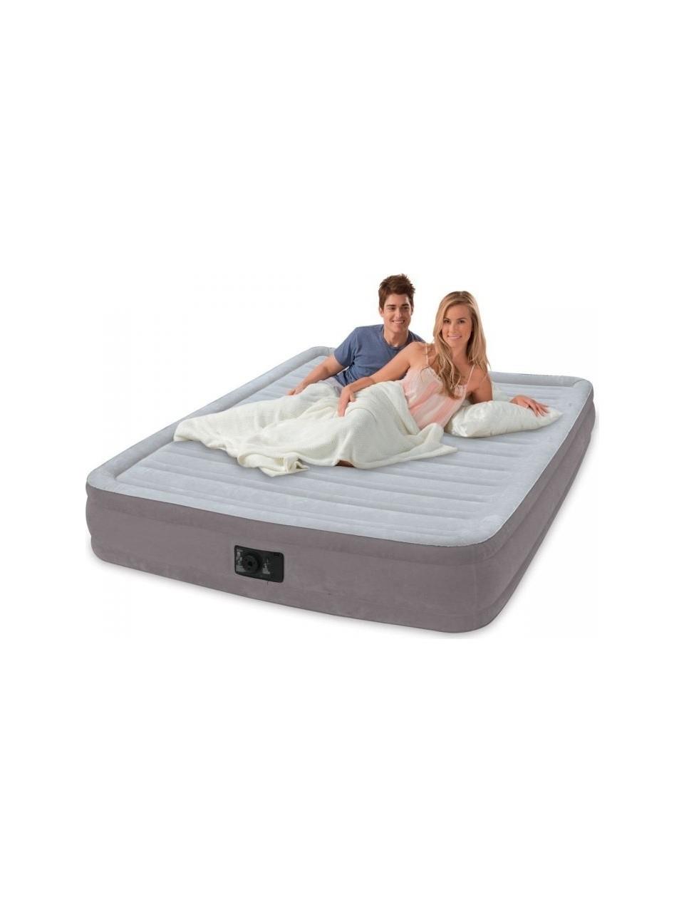 Intex Elektrikli Queen Comfort Plush Fiber Tech Yatak 152x203x33 cm Intex IKY67770