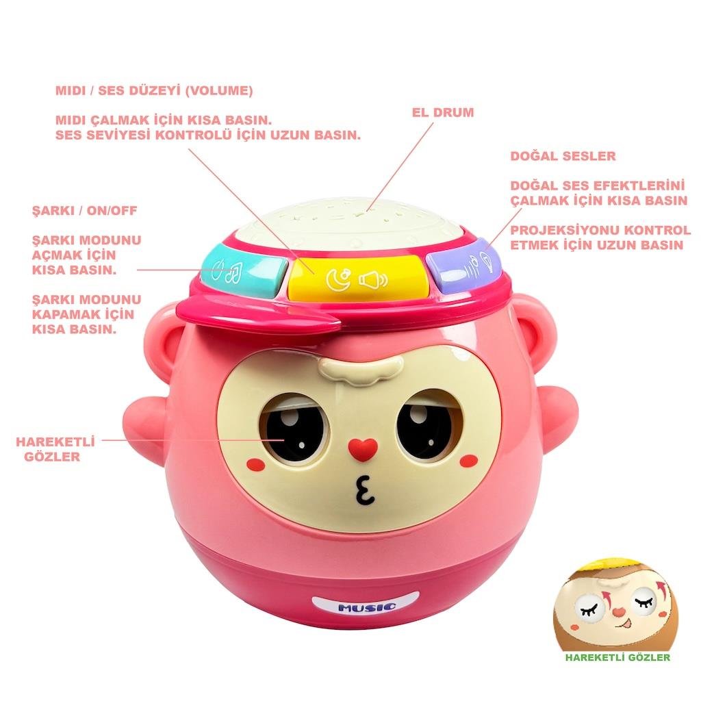 VARDEM PROJEKSIYONLU 5IN1 MAYMUN OYUN Diğer BIB 6005