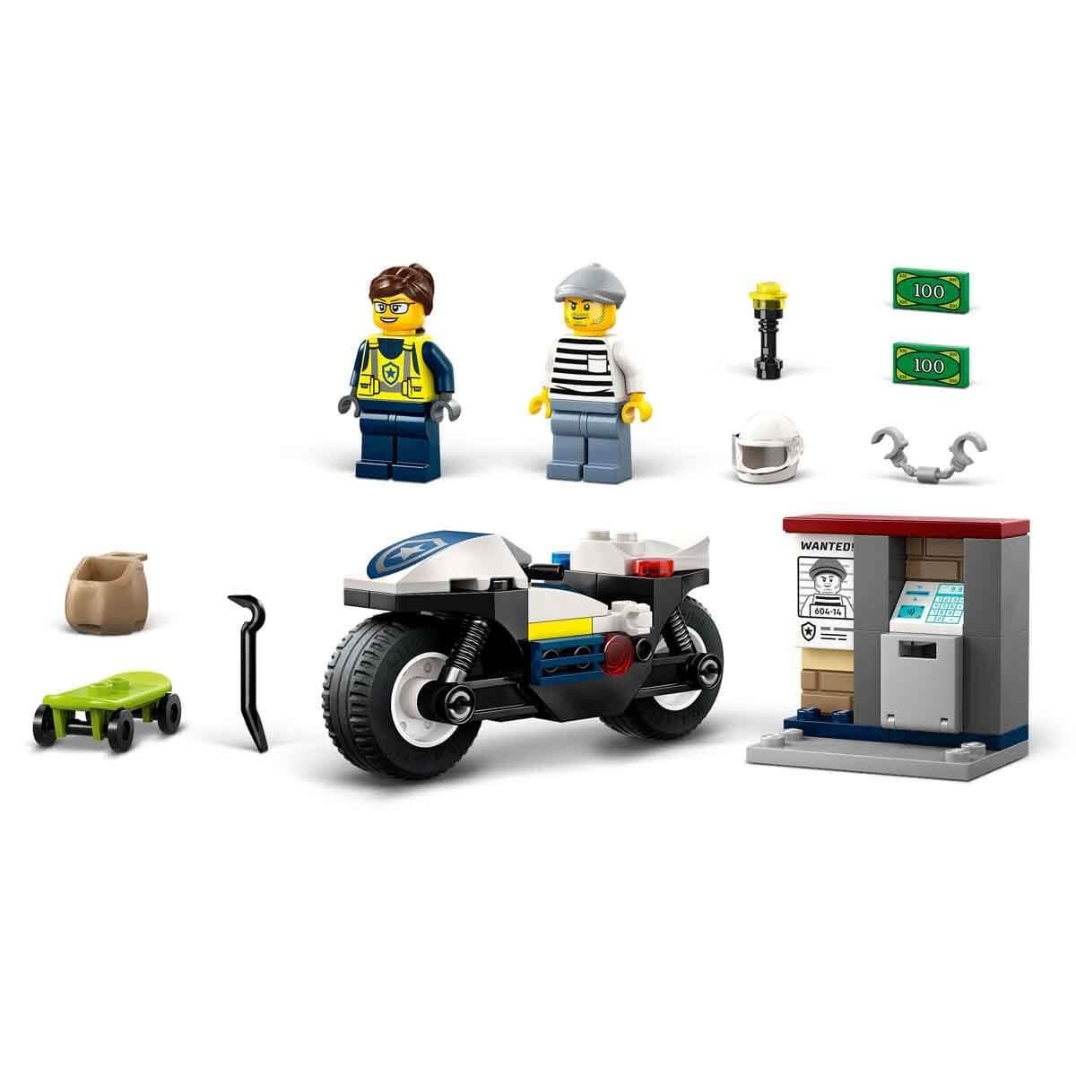 LEGO CITY POLIS MOTOSIKLETI TAKIBI 60455 Diğer LSC60455