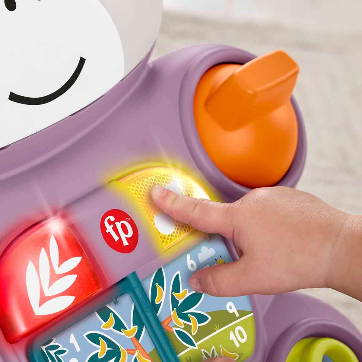 FISHER PRICE SESLI VE ISIKLI BENIMLE OGREN MOR MAYMUN YURUTEC JGW94 Diğer JGW94