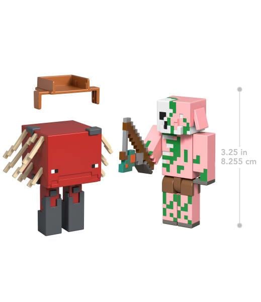MINECRAFT FIGURLER IKILI PAKET ZOMBIFIED PIGLIN AND MINECARFT STRIDER GTT53-JCN56 Diğer JCN56
