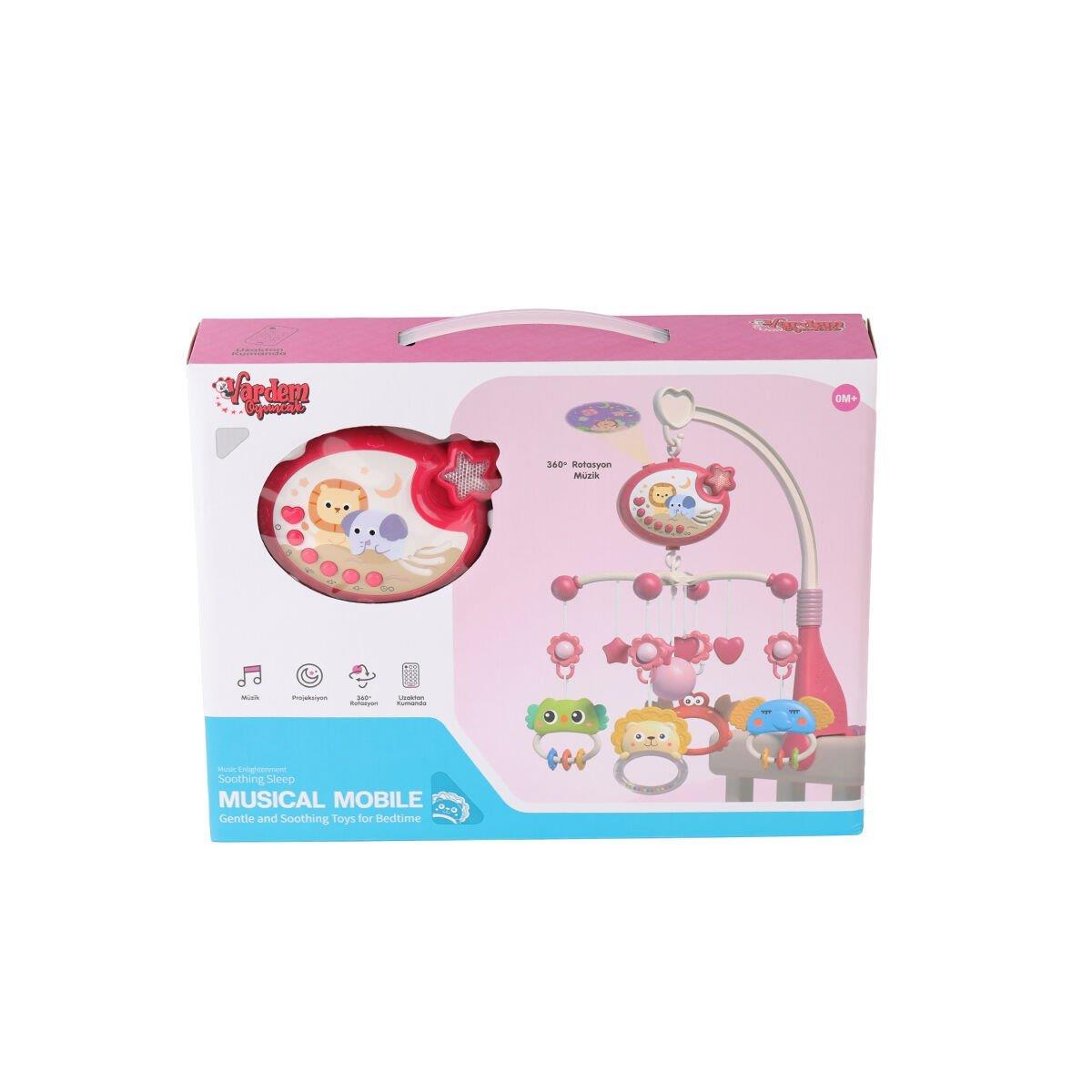 VARDEM ISIKLI MUZIKLI BEBEK DONENCESI PEMBE Diğer BIB 698 85