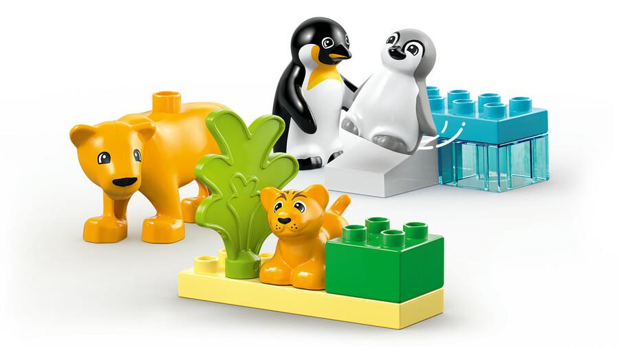 LEGO DUPLO KASABASI VAHSI HAYVAN AILELERI: PENGUENLER VE ASLANLAR 10442 Diğer LED10442
