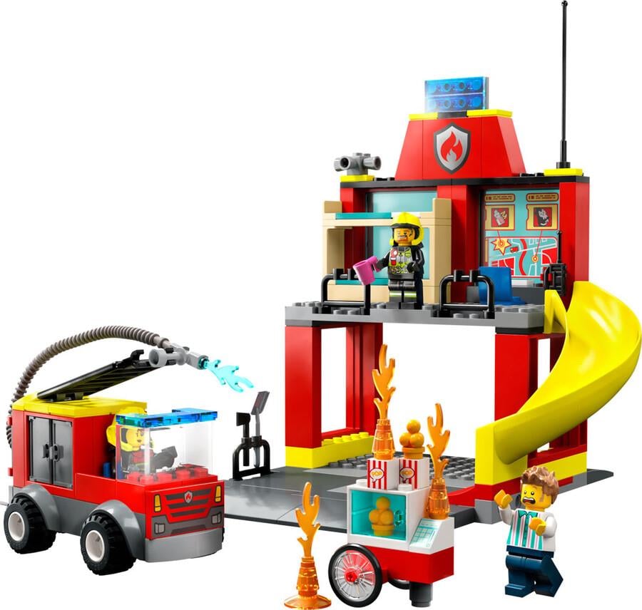 LEGO CITY ITFAIYE MERKEZI VE ITFAIYE KAMYONU 60375 Diğer LSC60375