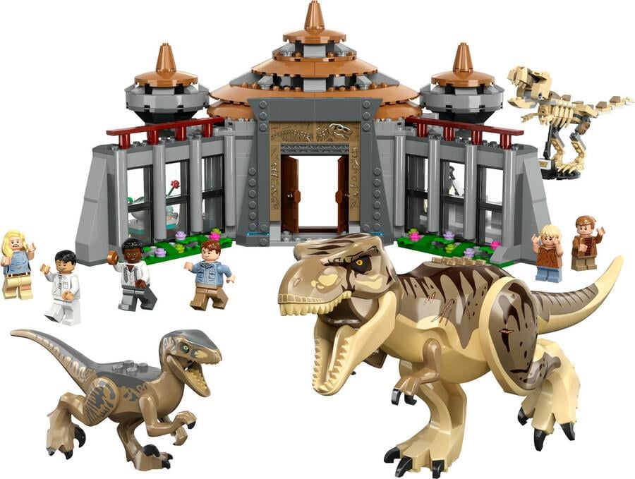LEGO JURASSIC WORLD ZIYARETCI MERKEZI: T-REX VE RAPTOR SALDIRISI 76961 Diğer LJW76961