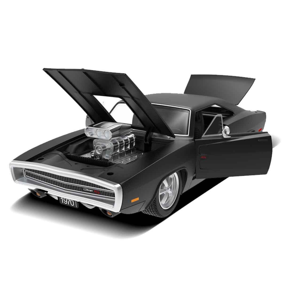 1:16 1970 Dodge Charger R/T Sesli ve Işıklı Uzaktan Kumandalı Araba Rastar S00099010