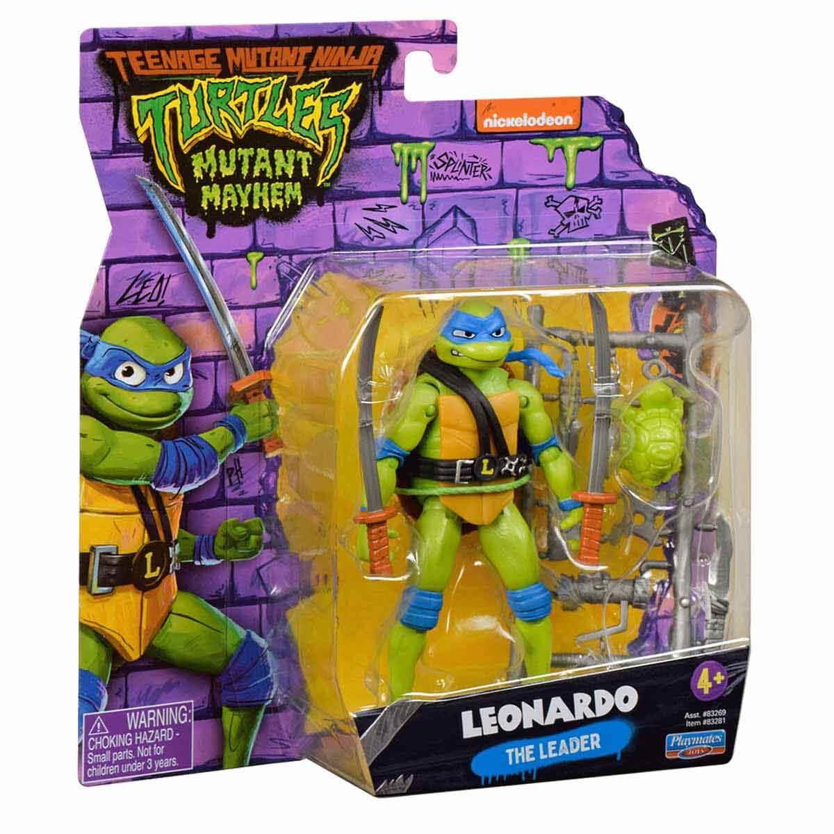 TM Ninja Turtles Aksiyon Figür Leonardo TU805500 Giochi Preziosi TU805500