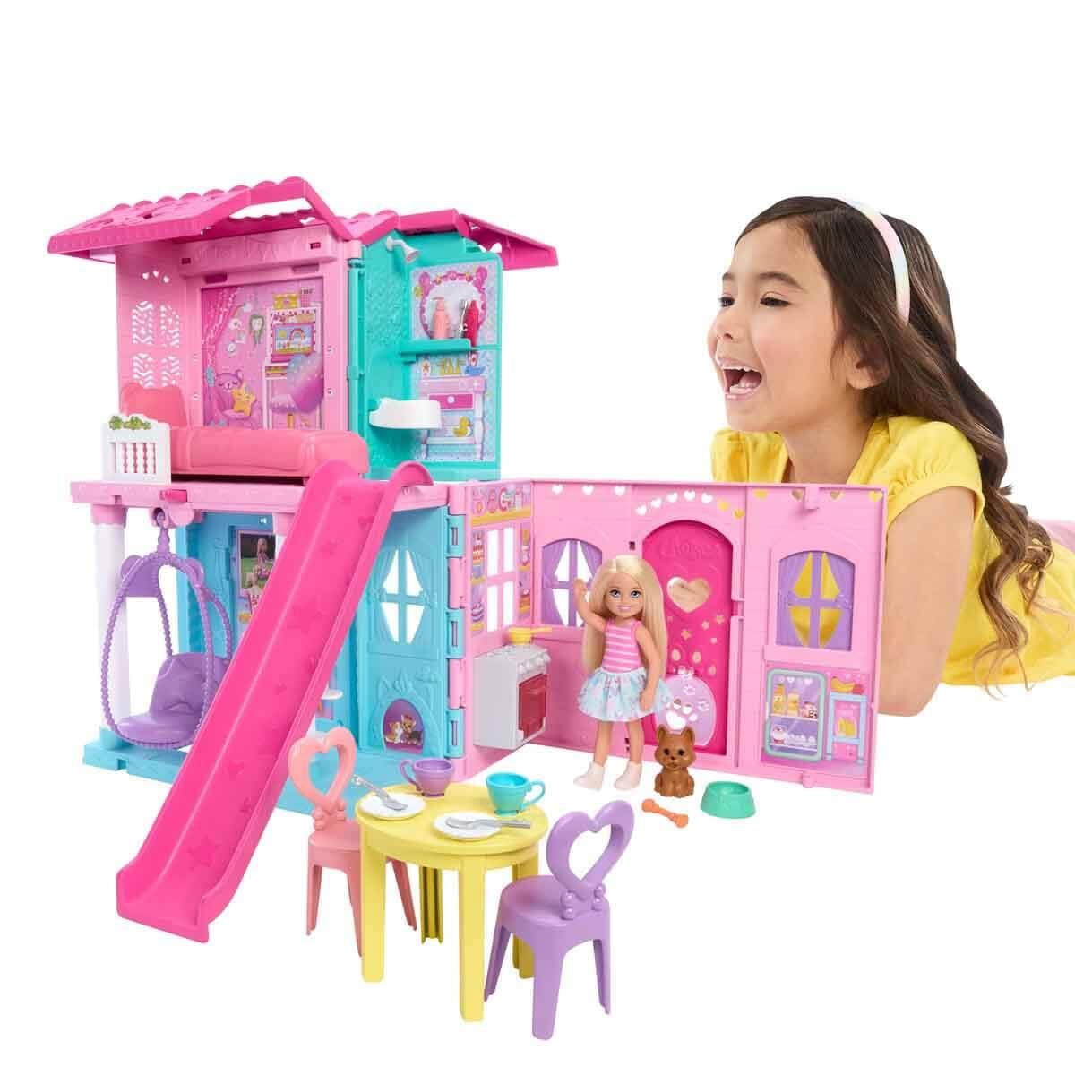 BARBIE CHELSEA ACILIR BEBEK EVI OYUN SETI JFW49 Diğer JFW49