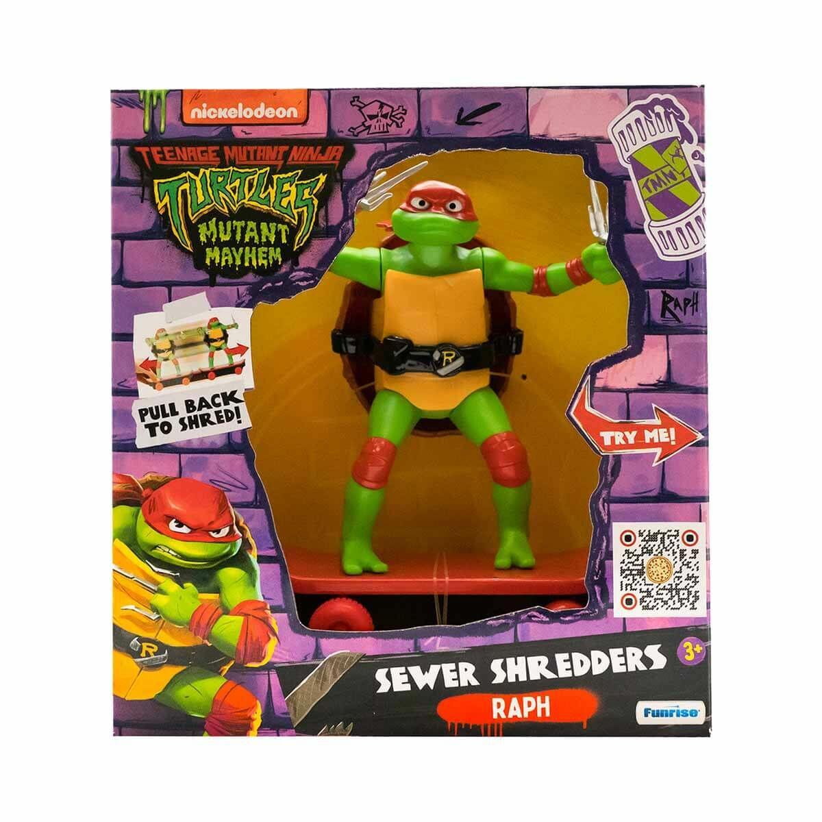 TMNT Mutant Mayhem Sewer Shredders Figür TU814001 Raph Giochi Preziosi TU814001 R