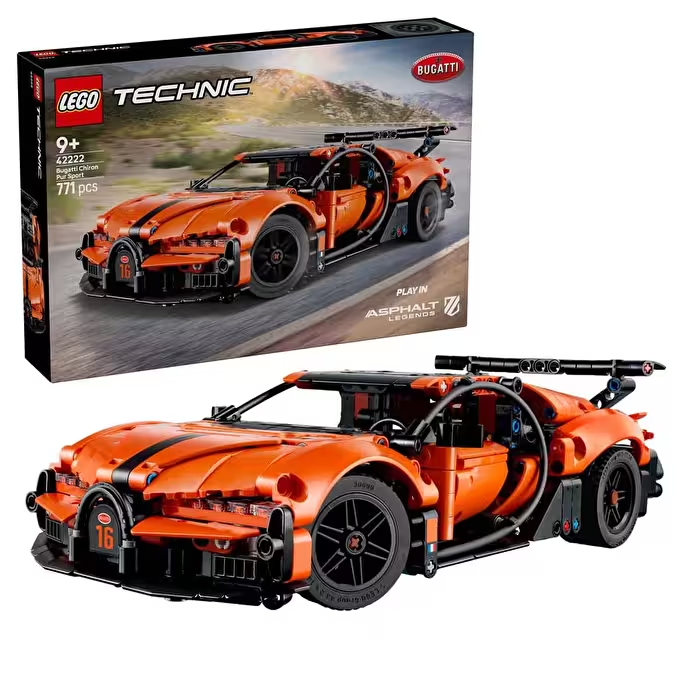 LEGO TECHNIC BUGATTI CHIRON PUR SPORT HIPER ARABA 42222 Diğer LMT42222