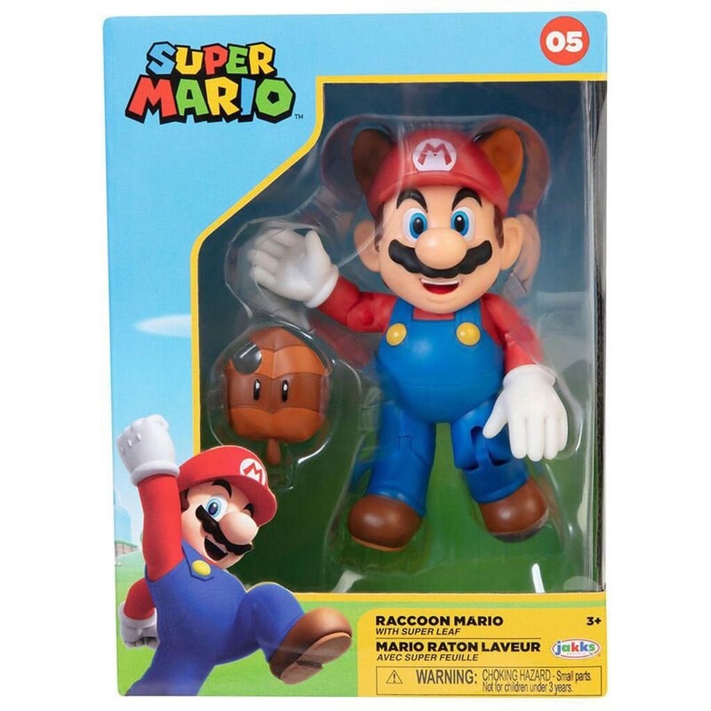 NINTENDO SUPER MARIO FIGURU RACOON MARIO 10 CM 13250 Diğer NESL 13250