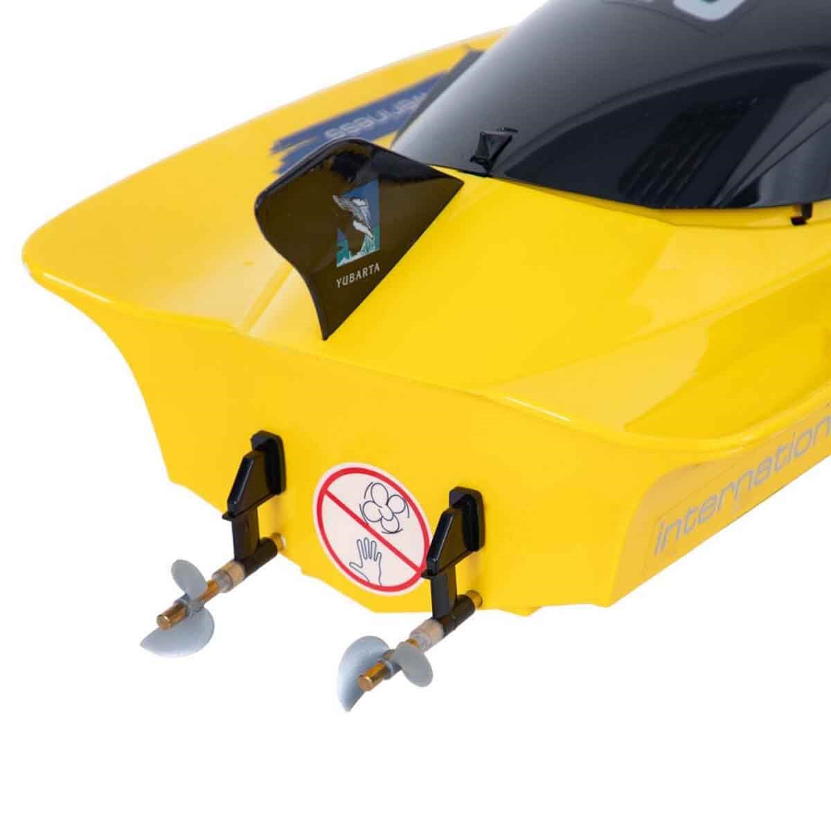 MOTORLU USB SARJLI UZAKTAN KUMANDALI YARIS TEKNESI 74 CM- SARI Diğer S00004555 S