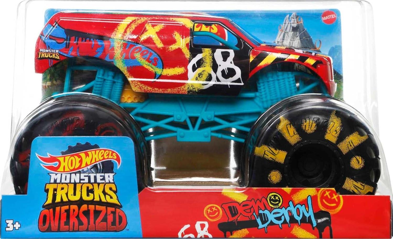HOT WHEELS MONSTER TRUCKS 1:24 DEM DERBY FYJ83-JDR01 Diğer JDR01