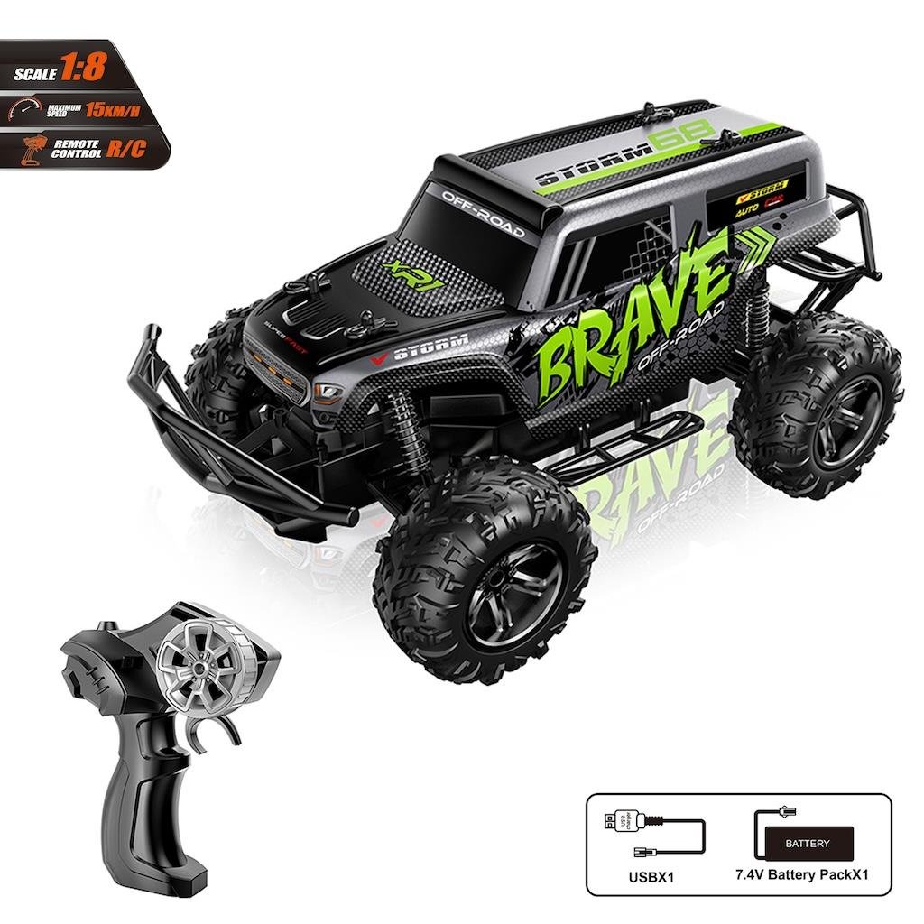 UZAKTAN KUMANDALI SARJLI 2.4 GHZ 1:8 OFF ROAD STORM JEEP Diğer SYR 666 838