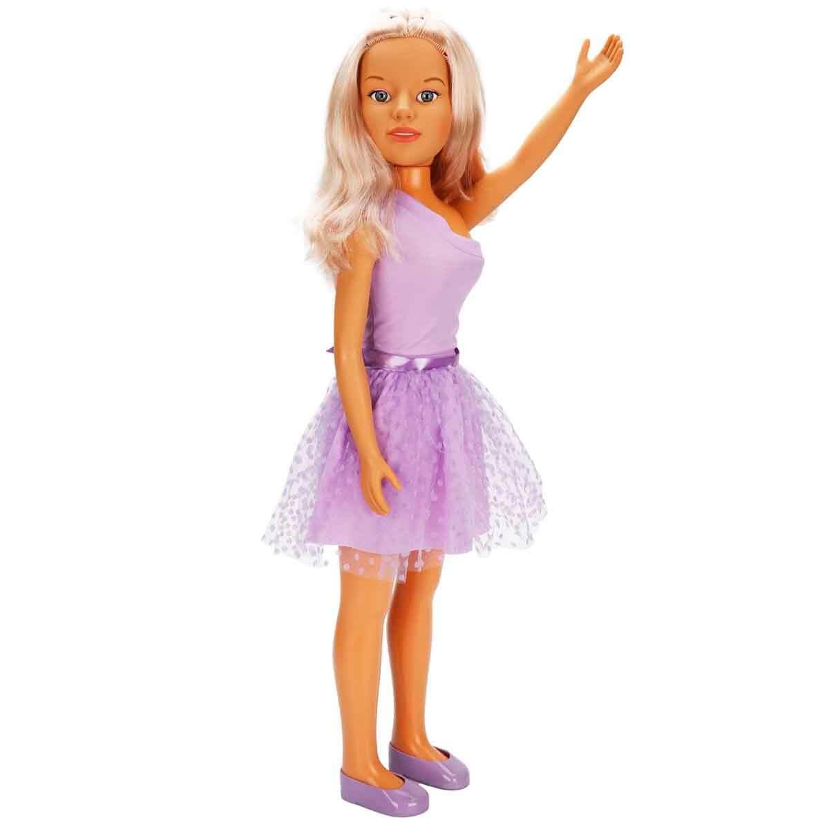 Yürüyüş Arkadaşım Clara Party 80 cm - Mor Elbiseli Sunman S00003532 MR