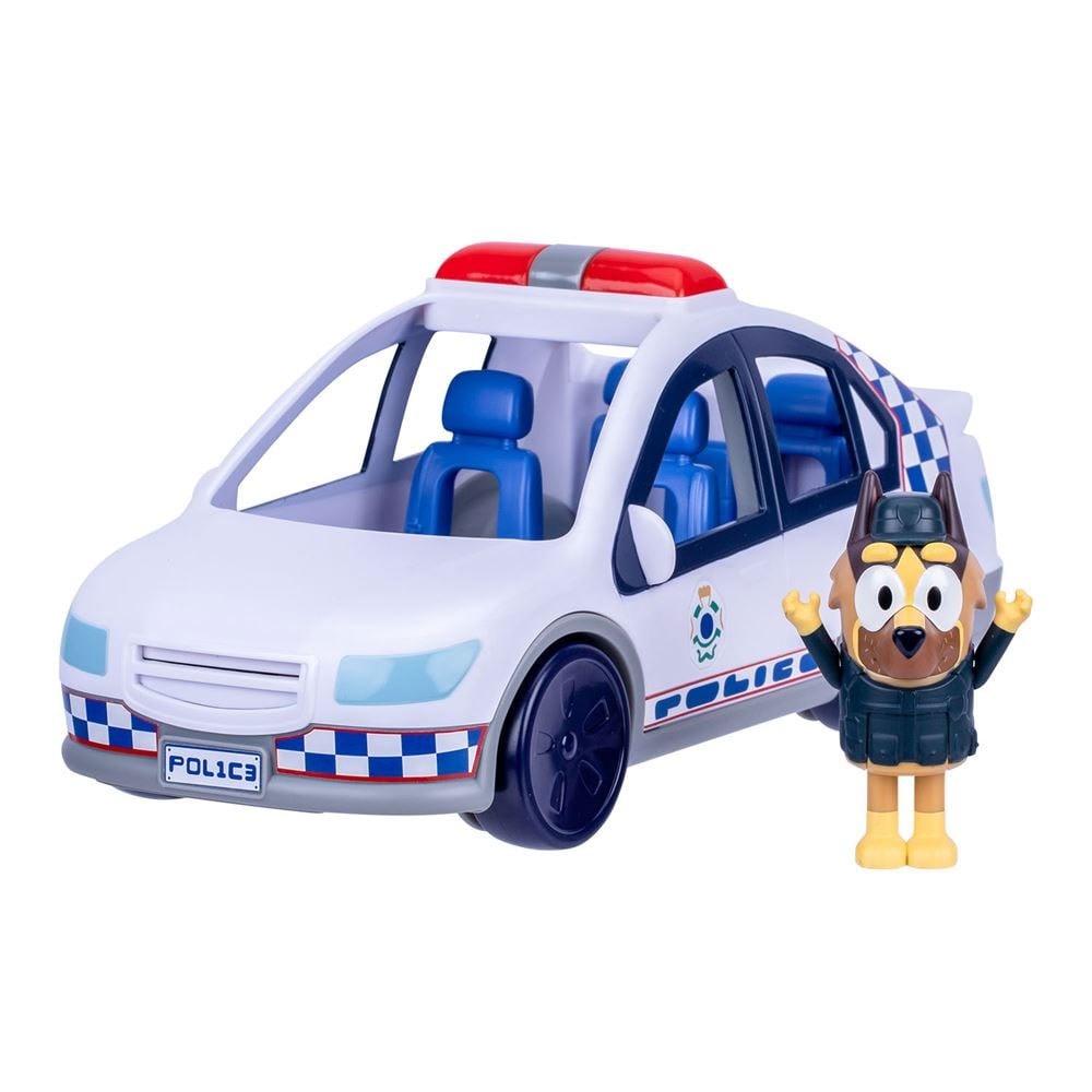 Bluey Sesli ve Işıklı 1 Figürlü Polis Arabası 19202 Bluey BLUEY 19202